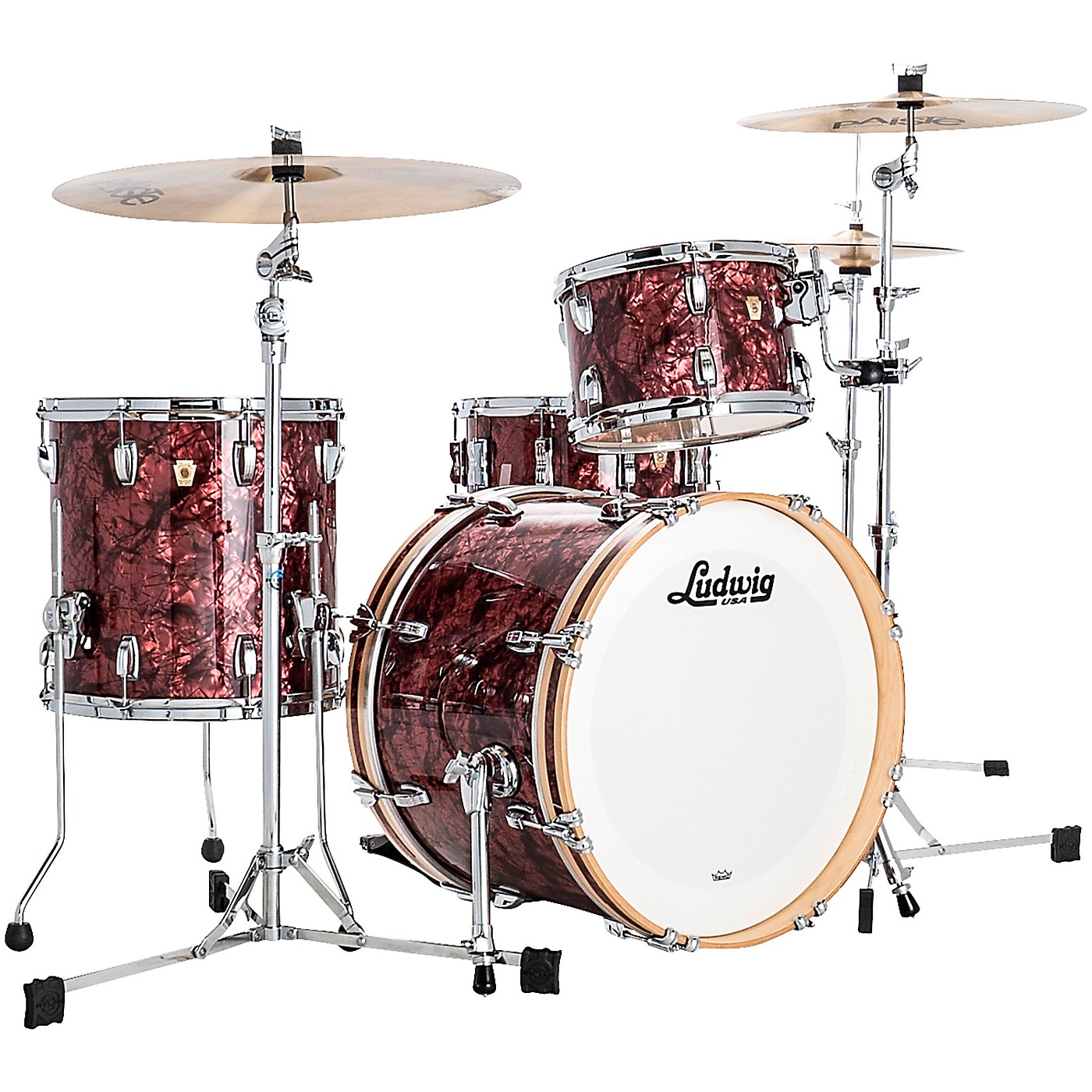 Ludwig Classic Maple 3-Piece Downbeat Shell Pack With 20
