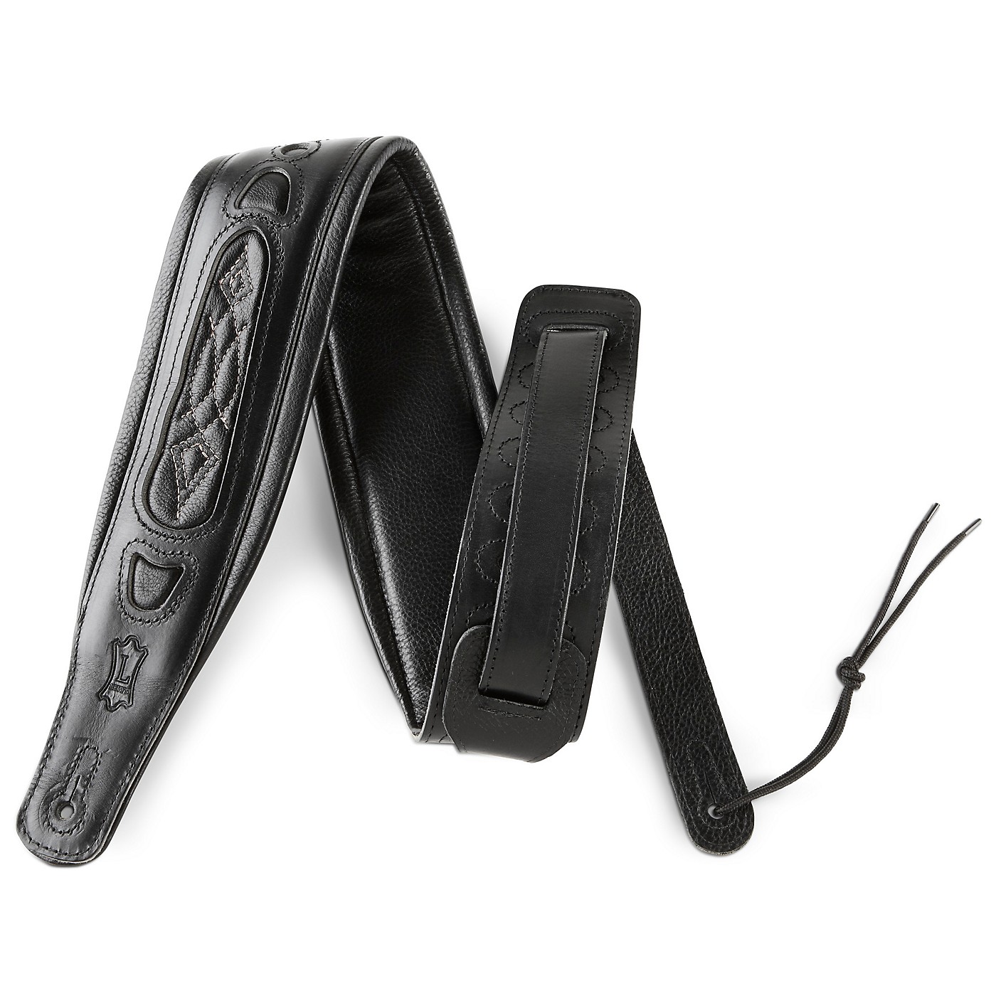 Levy's Classic Padded leather guitar strap thumbnail