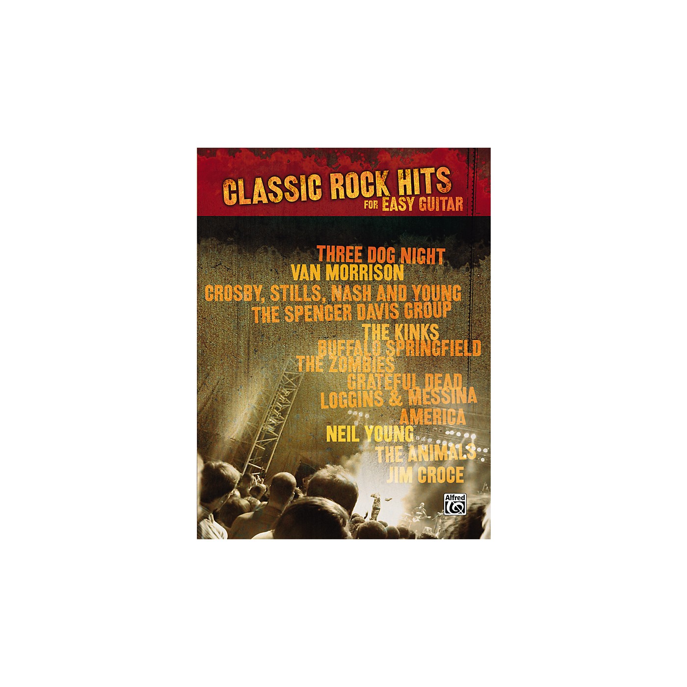 Alfred Classic Rock Hits Easy Guitar Tab Songbook thumbnail