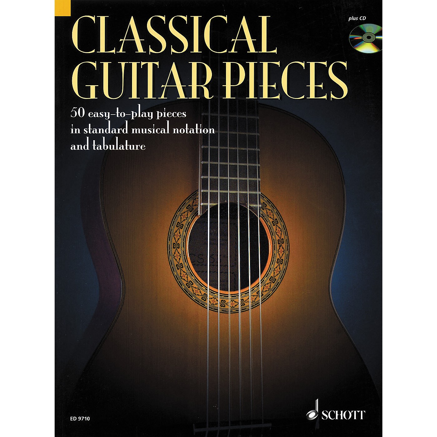 Schott Classical Guitar Pieces in Tab & Notation Book with CD thumbnail