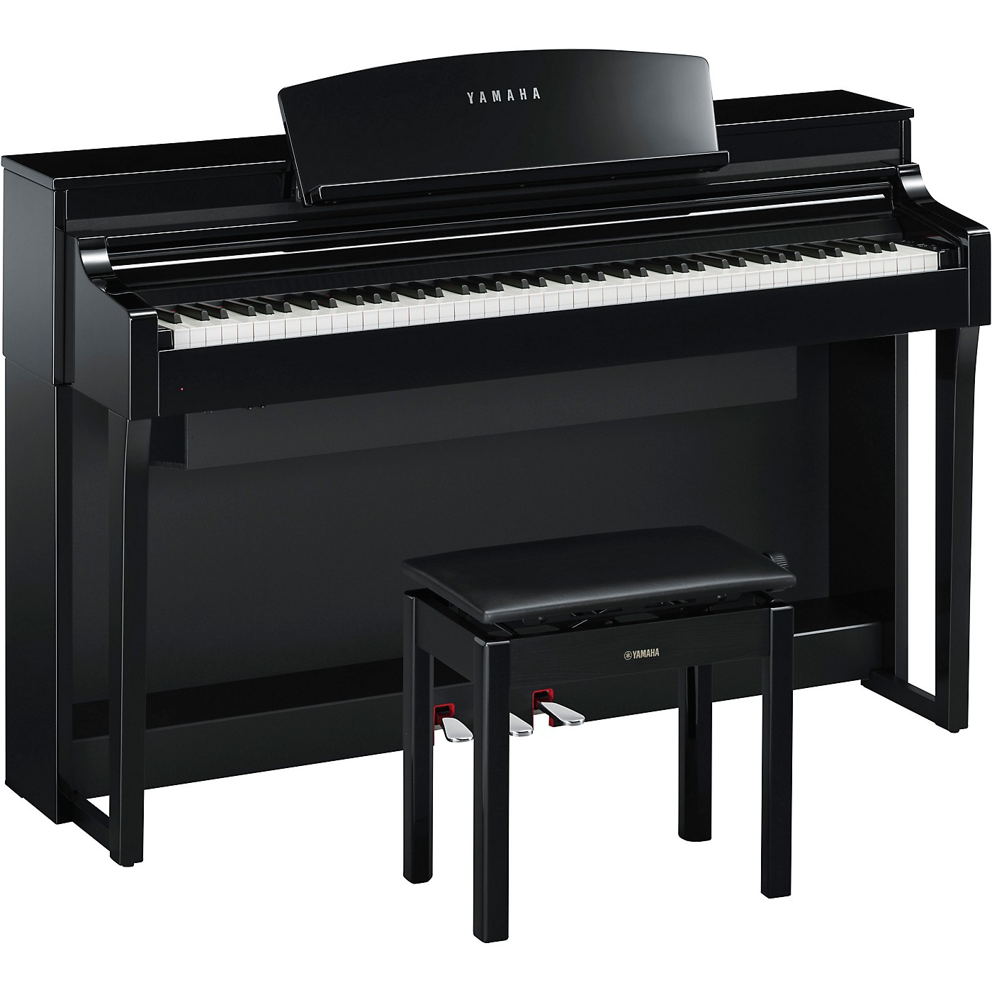 Yamaha Clavinova CSP-170 Home Digital Piano Polished Ebony With Bench thumbnail