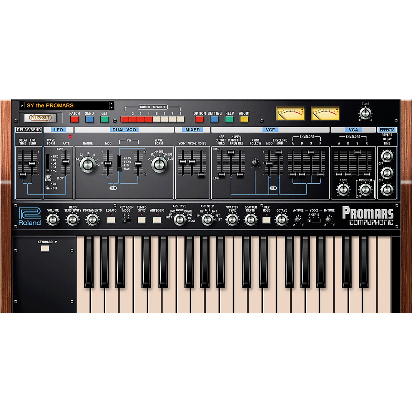 Roland Cloud Cloud PROMARS Software Synthesizer (Download) thumbnail