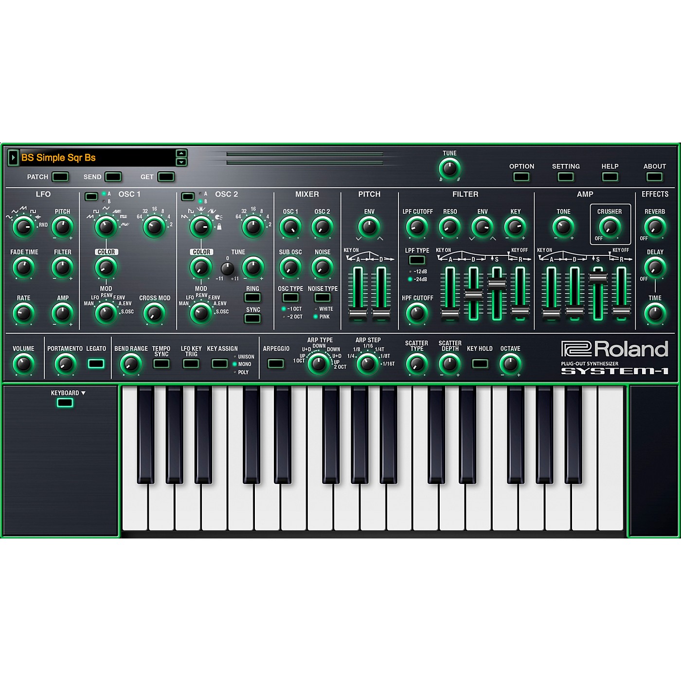Roland Cloud Cloud SYSTEM-1 Software Synthesizer (Download) thumbnail
