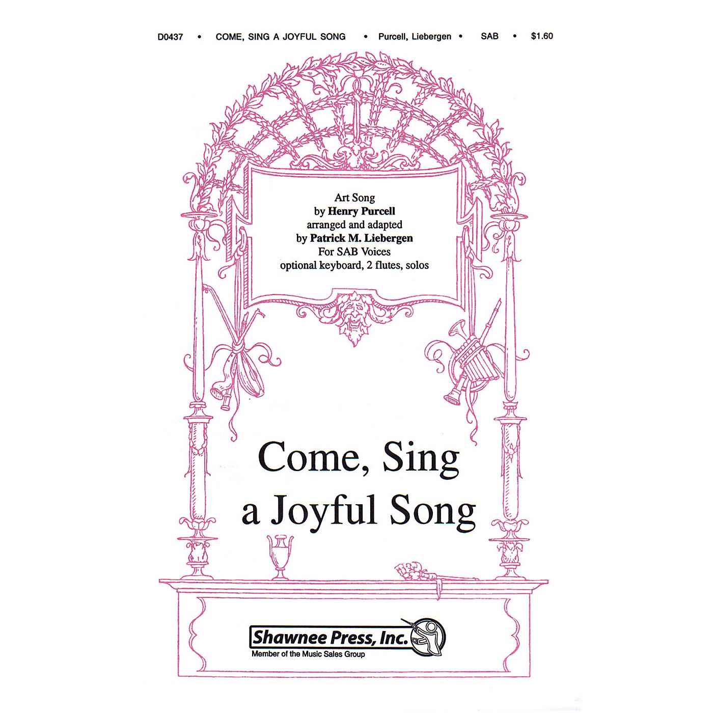 Shawnee Press Come Sing a Joyful Song SAB composed by Henry Purcell arranged by Patrick Liebergen thumbnail