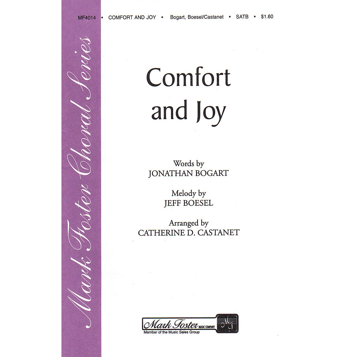 Shawnee Press Comfort and Joy SATB a cappella arranged by Catharine D. Castanet thumbnail