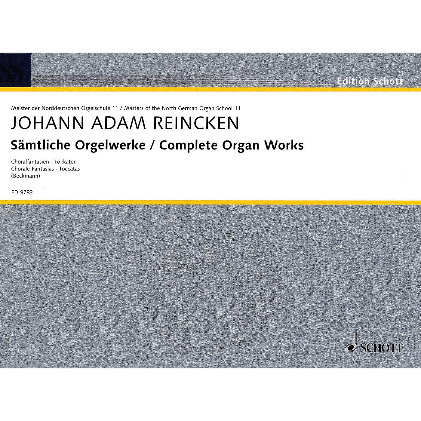 Schott Complete Organ Works (Chorale Fantasias, Toccatas) Schott Series thumbnail