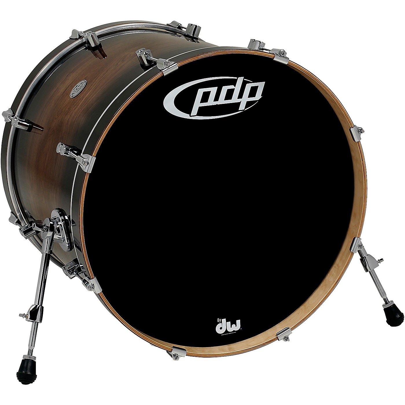 PDP Concept Exotic Series Bass Drum Walnut to Charcoal Burst thumbnail