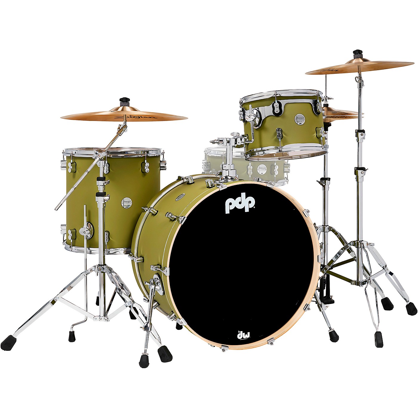 PDP Concept Maple 3-Piece Rock Shell Pack with Chrome Hardware thumbnail