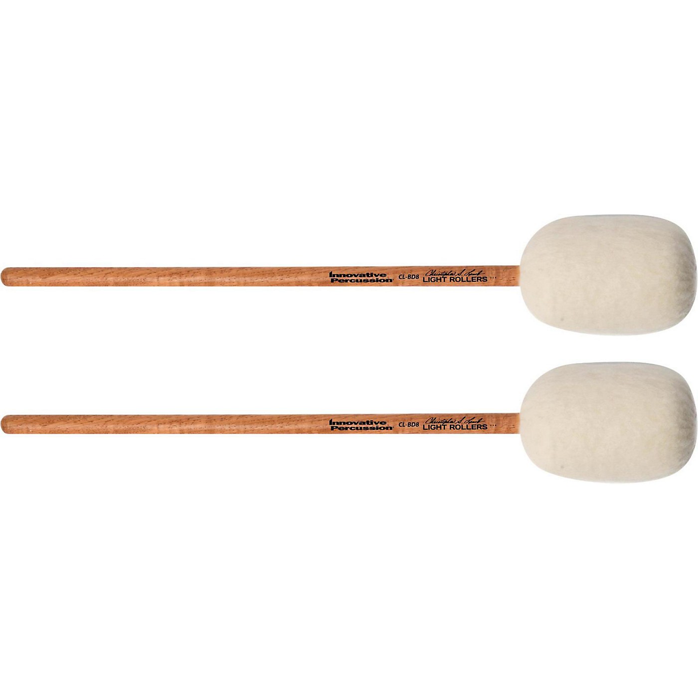 Innovative Percussion Concert Bass Drum Mallet - LIGHT ROLLERS (pair) thumbnail