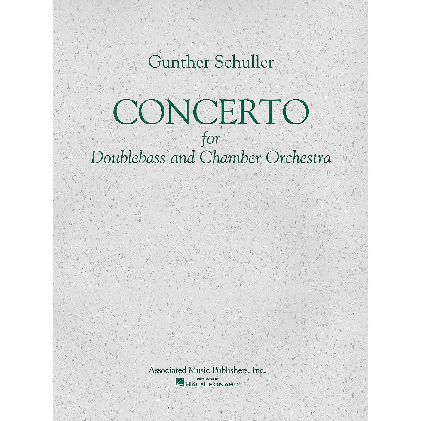 Associated Concerto (Score and Parts) String Solo Series Composed by Gunther Schuller thumbnail
