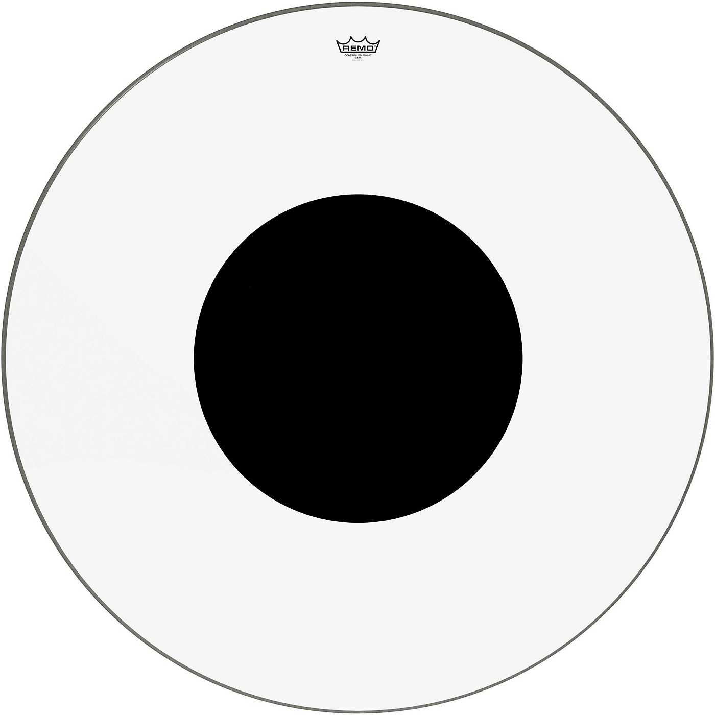 Remo Controlled Sound Clear with Black Dot Bass Drum Head thumbnail