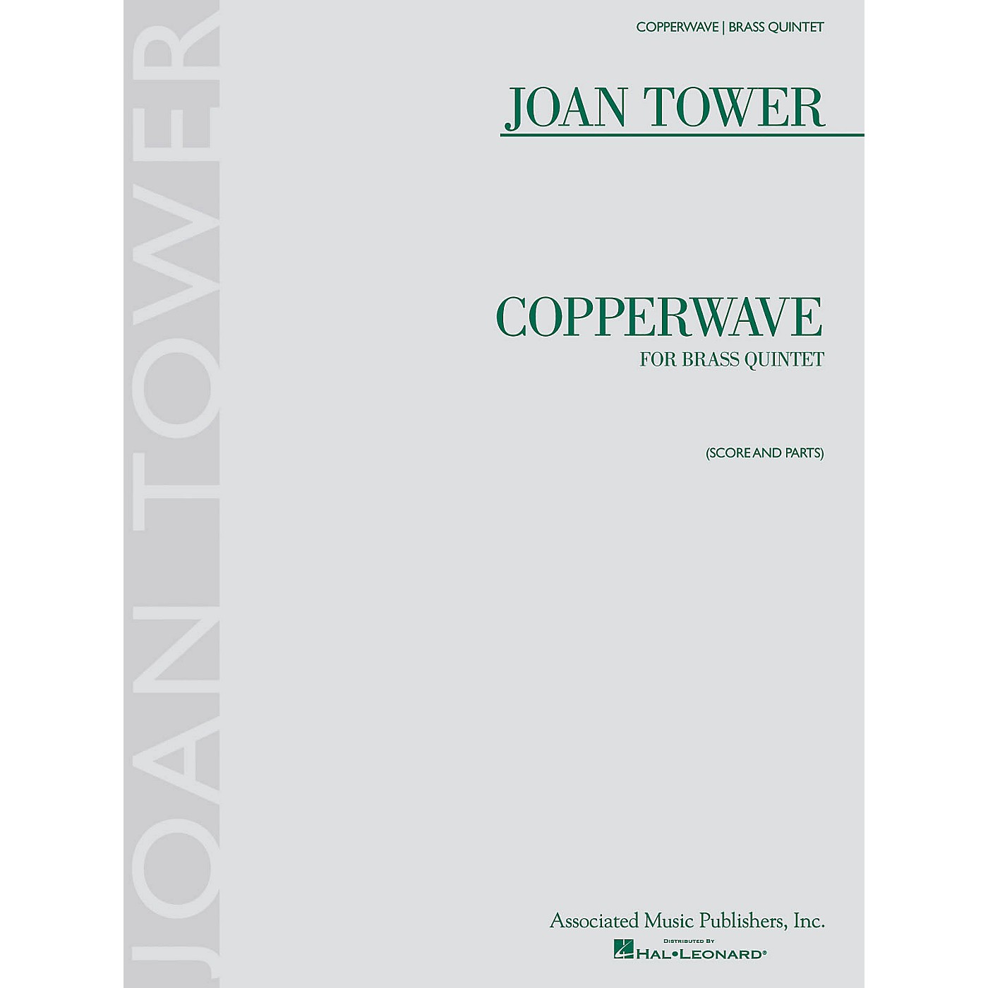 Associated Copperwave (Brass Quintet Score and Parts) Brass Ensemble Series Book  by Joan Tower thumbnail