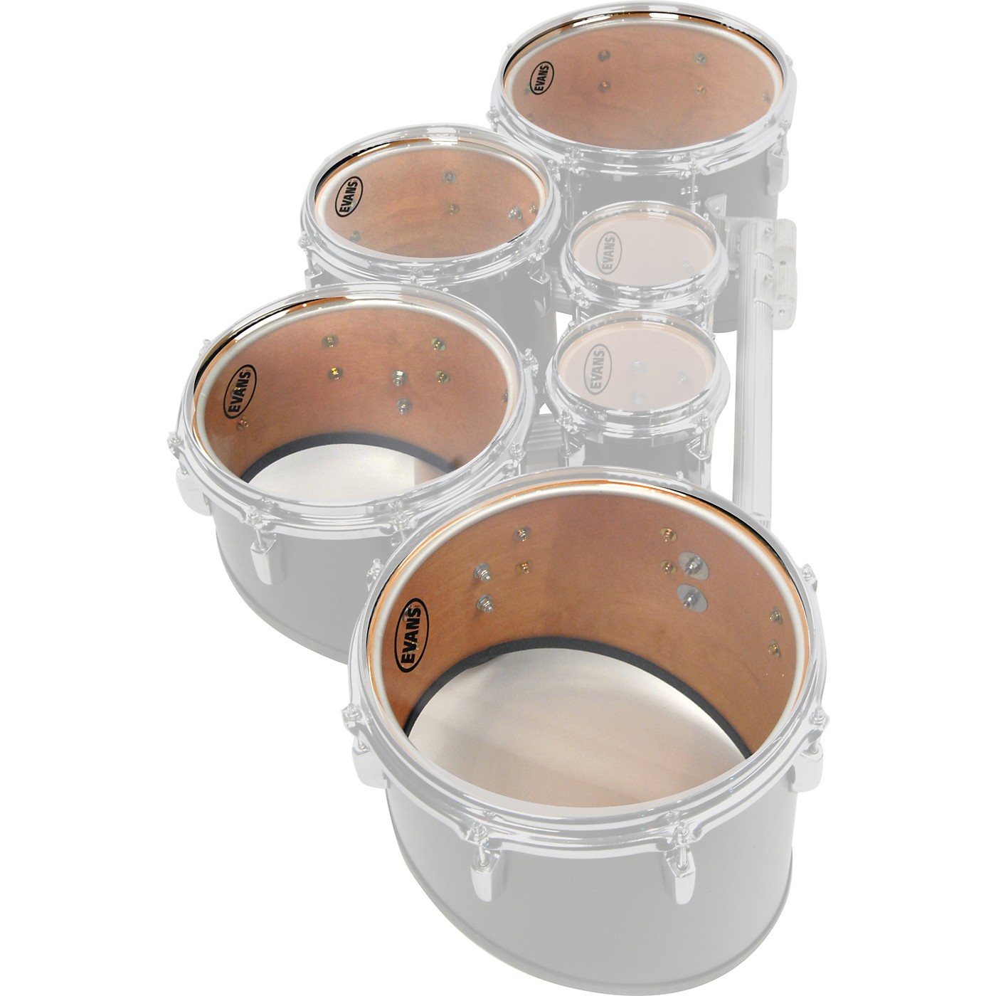 Evans Corps Clear Tenor Drumhead 4-Pack thumbnail