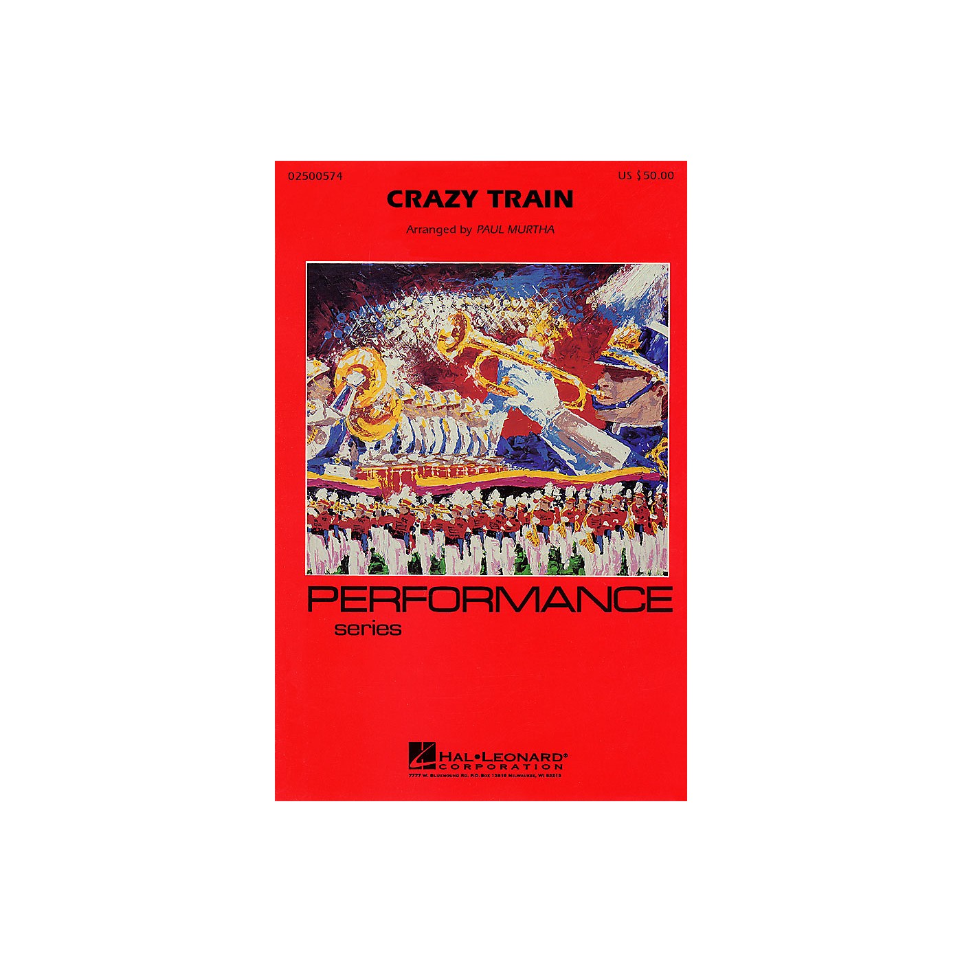 Cherry Lane Crazy Train Marching Band Level 3 Arranged by Paul Murtha thumbnail