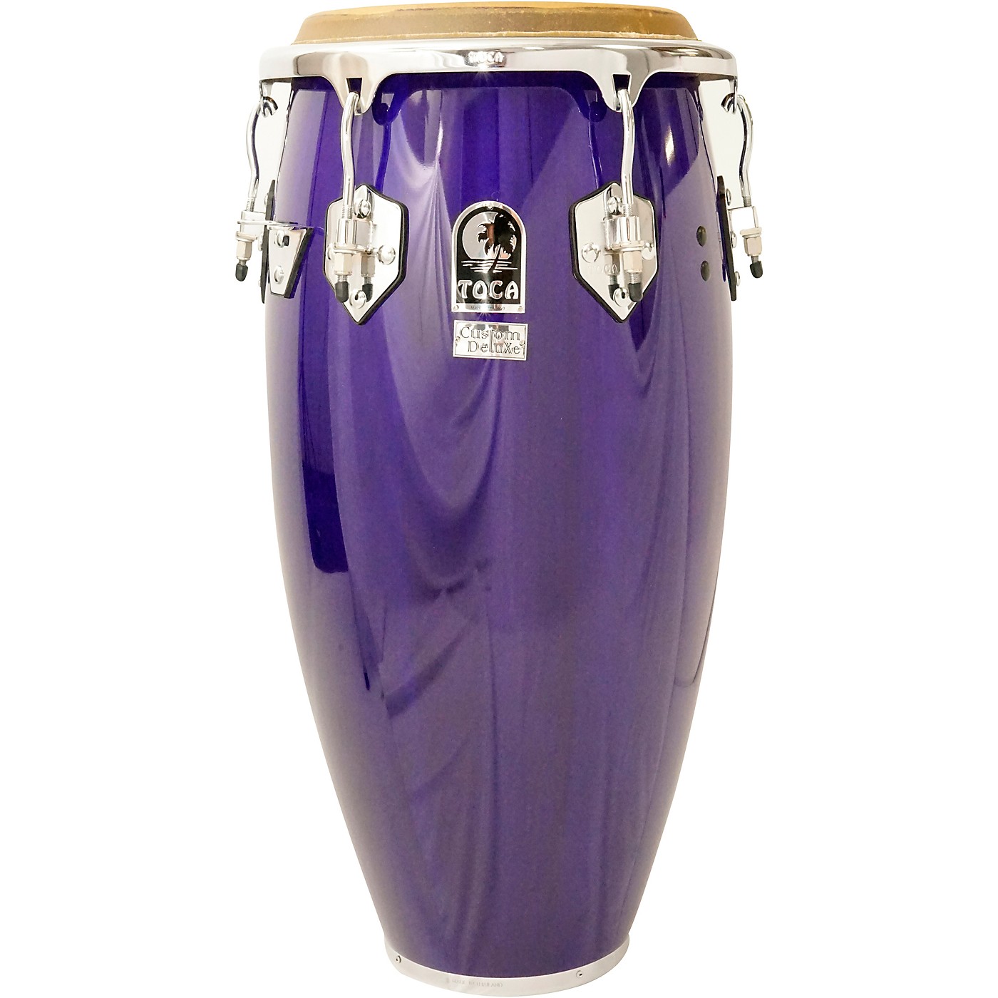 Toca Custom Deluxe Wood Shell Congas 12.50 in. Purple Woodwind