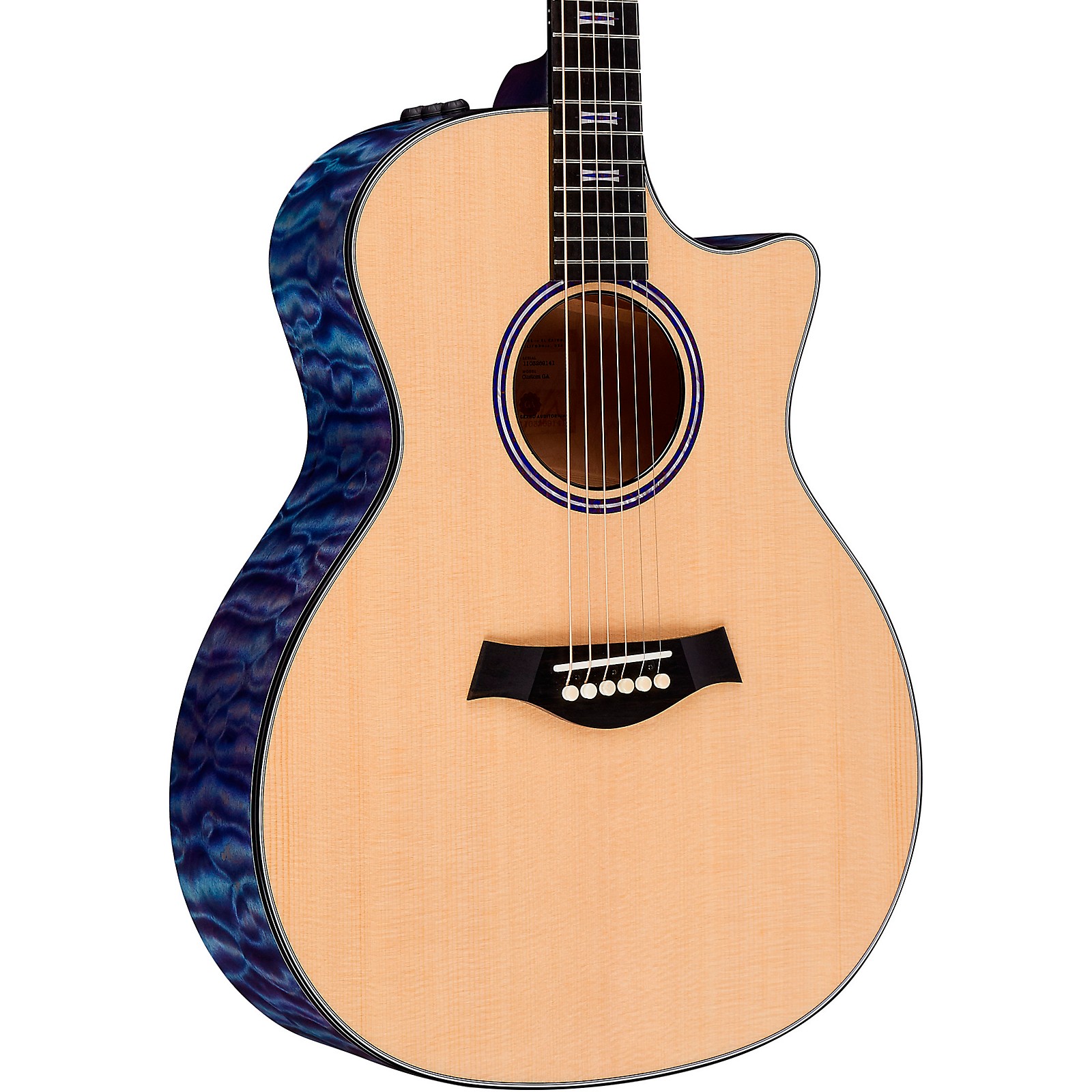 Quilted Maple Acoustic-Electric Guitar 