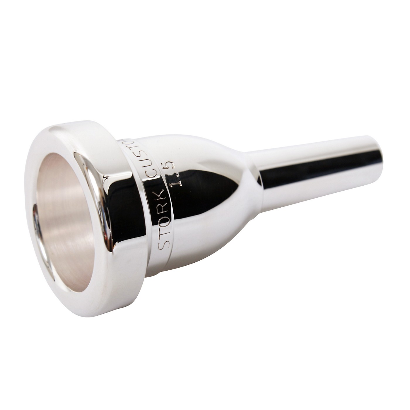 Stork 1 Custom Series Bass Trombone Mouthpiece in Silver - Woodwind 