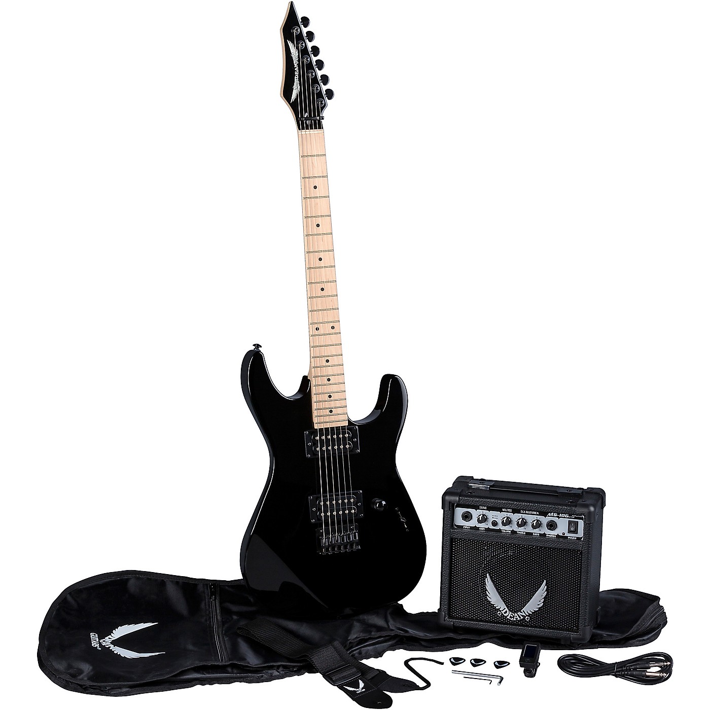 Dean Custom Zone Electric Guitar Pack with Amp and Accessories thumbnail
