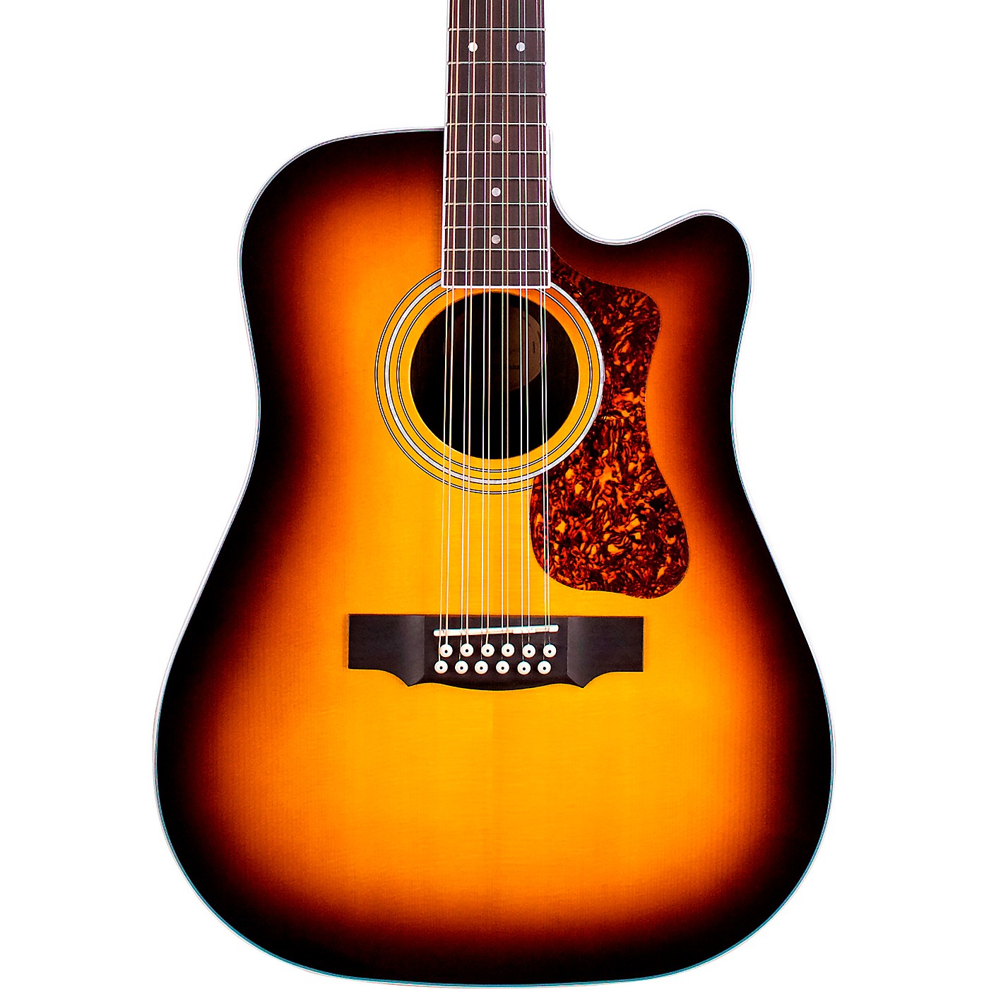 Guild D-2612CE Deluxe 12-String Cutaway Acoustic-Electric Guitar thumbnail