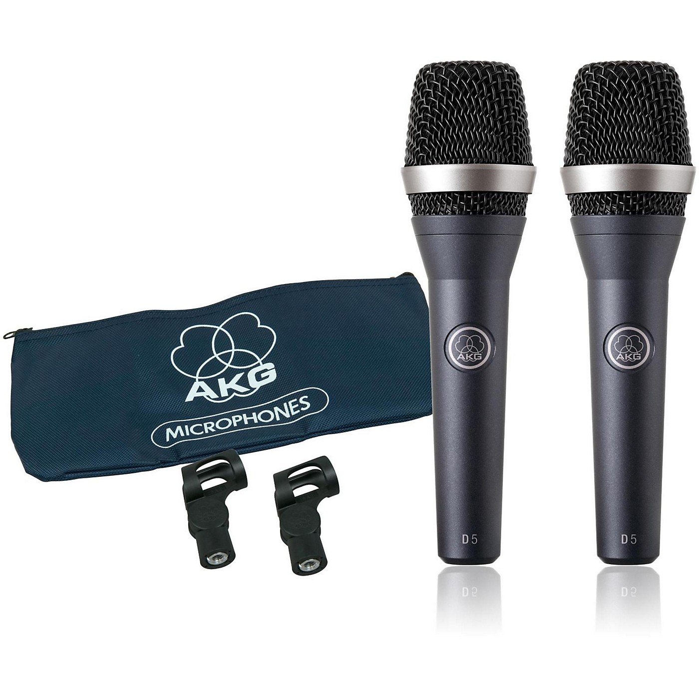 AKG D5 Supercardioid Handheld Dynamic Microphone (2-Pack) thumbnail