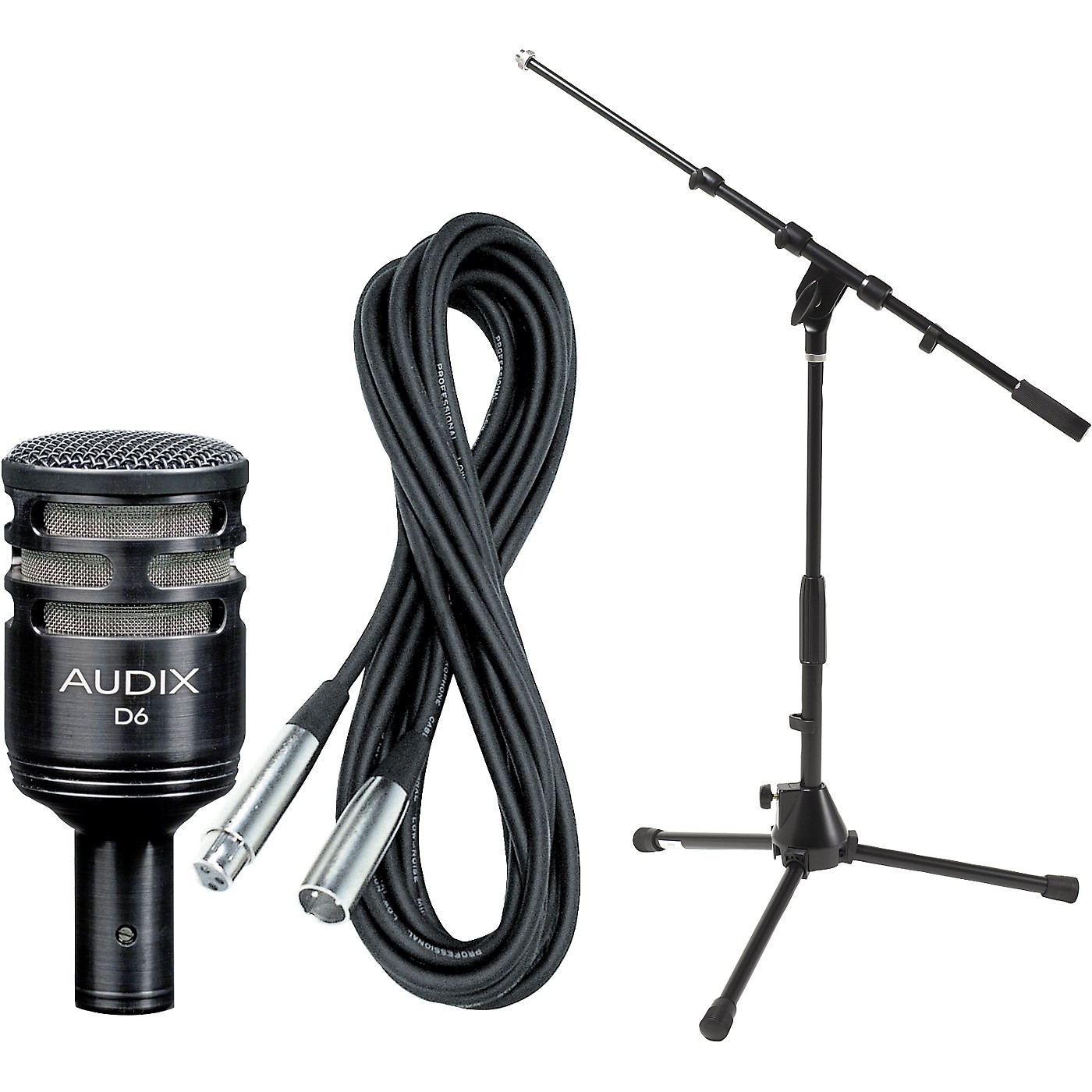 Audix D6 Kick Drum Mic with Cable and Stand thumbnail