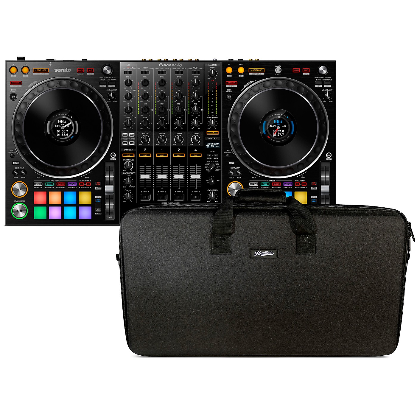 Pioneer DJ DDJ-1000SRT DJ Controller with Headliner Pro-Fit Case thumbnail