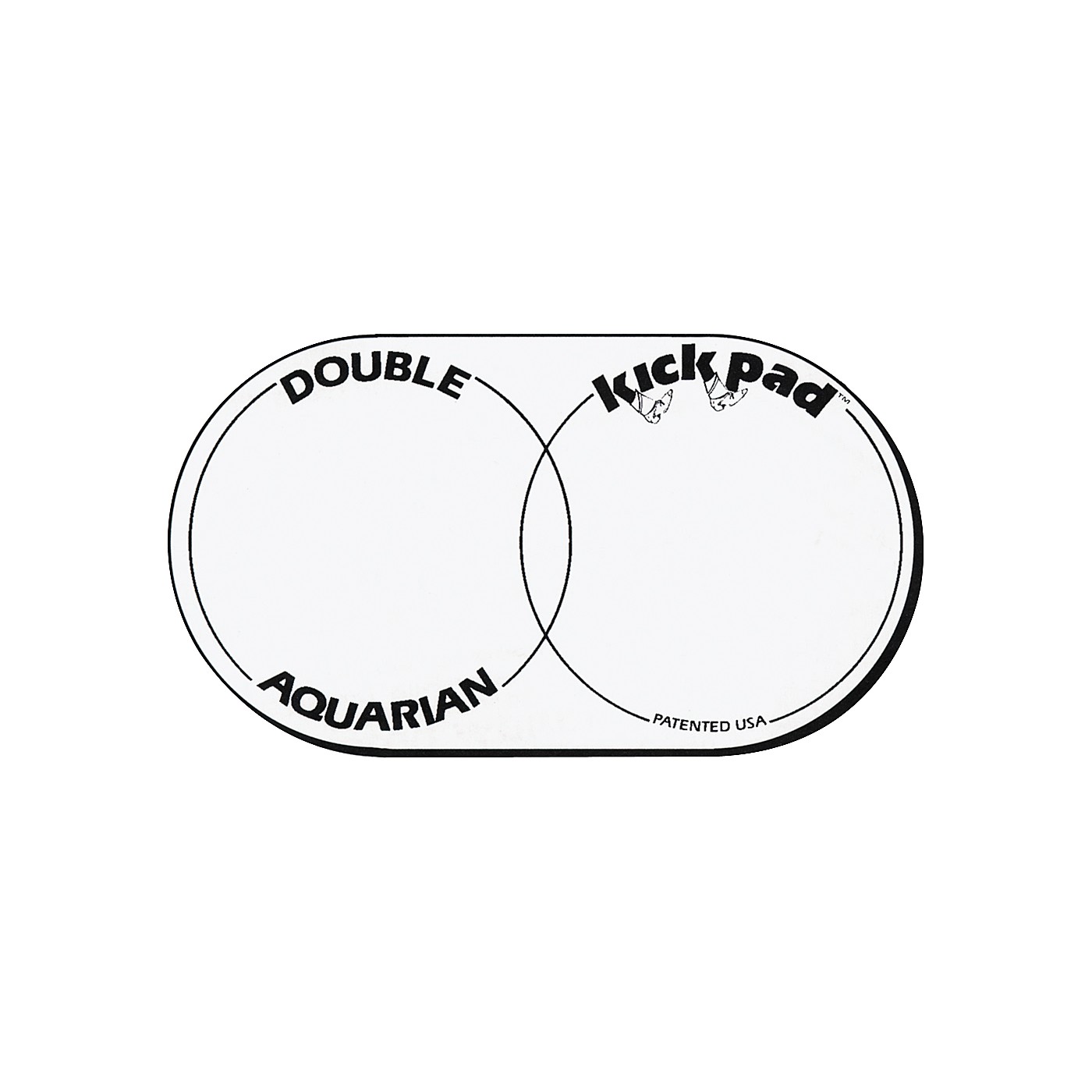 Aquarian DKP2 Double Kick Drum Pad thumbnail