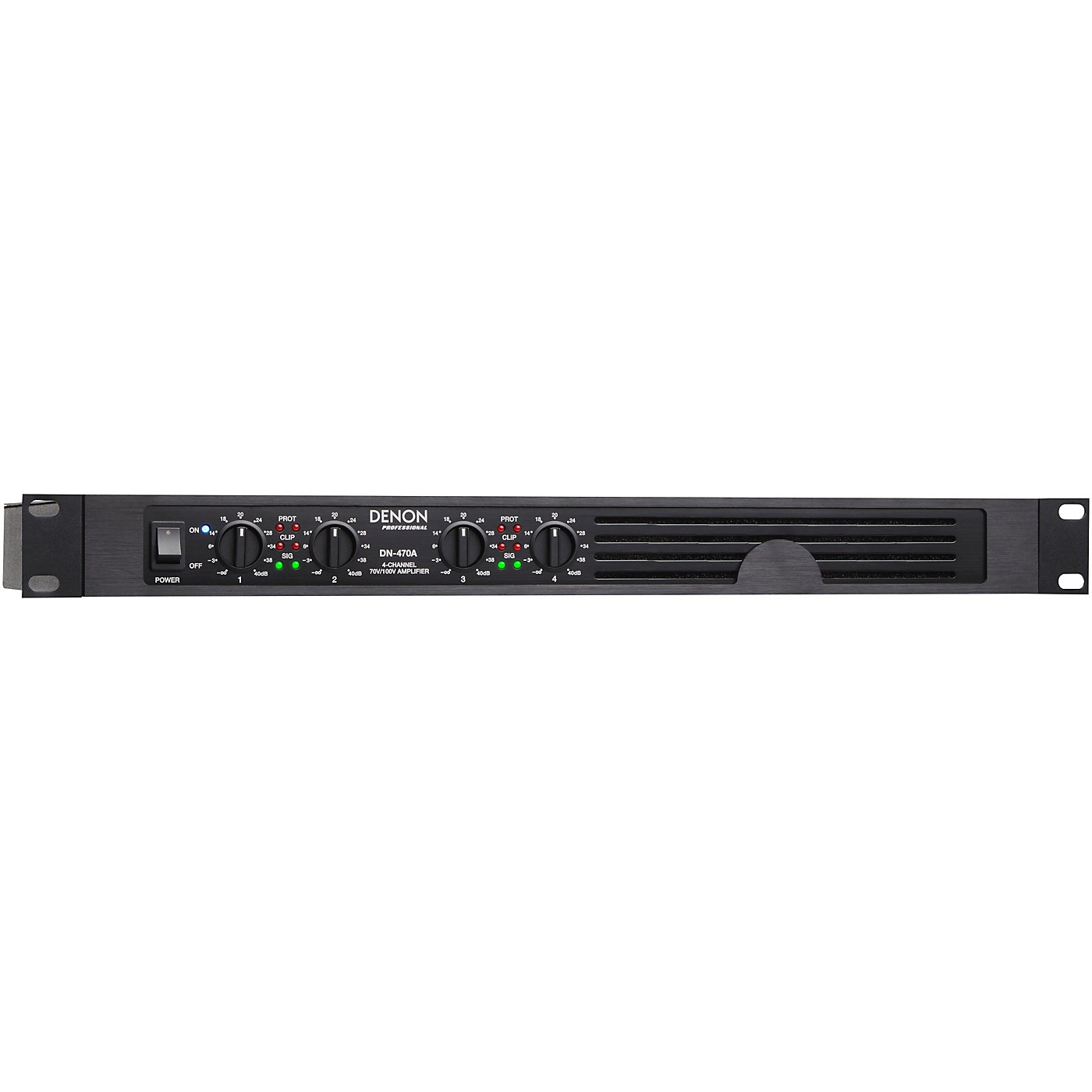 Denon Professional DN-470A 4-Channel 70V/100V Amplifier thumbnail