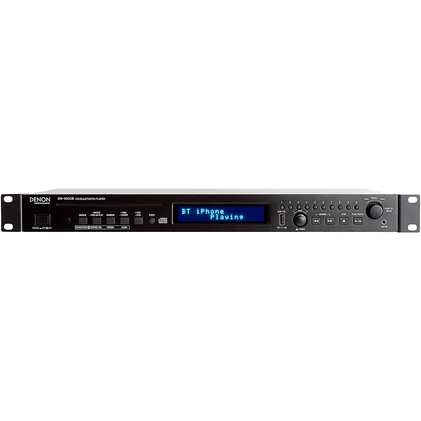 Denon Professional DN-500CB CD/Media Player With Bluetooth/USB/AUX Inputs and RS-232c thumbnail
