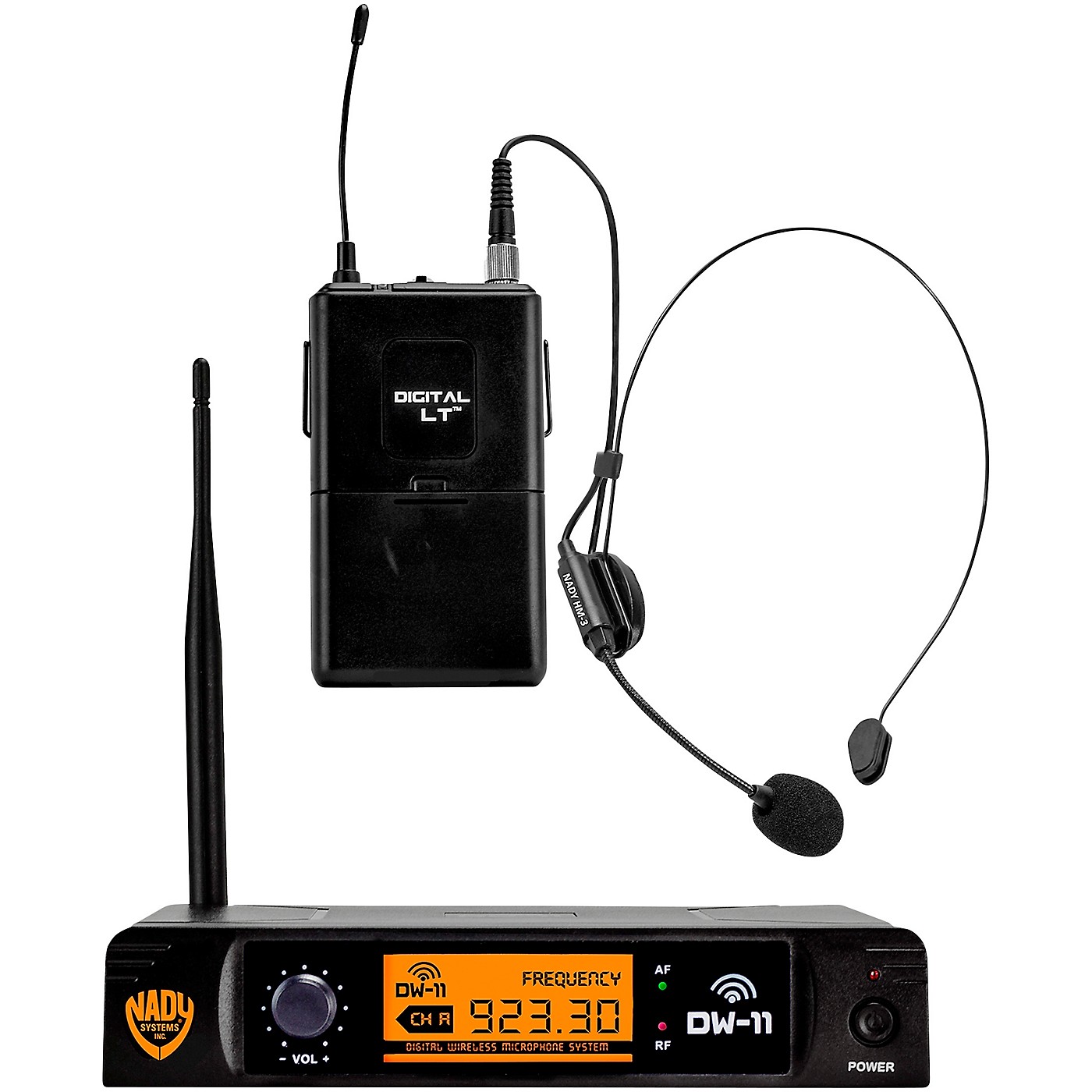 Nady DW-11 LT 24 bit Digital Headmic Wireless Microphone System thumbnail