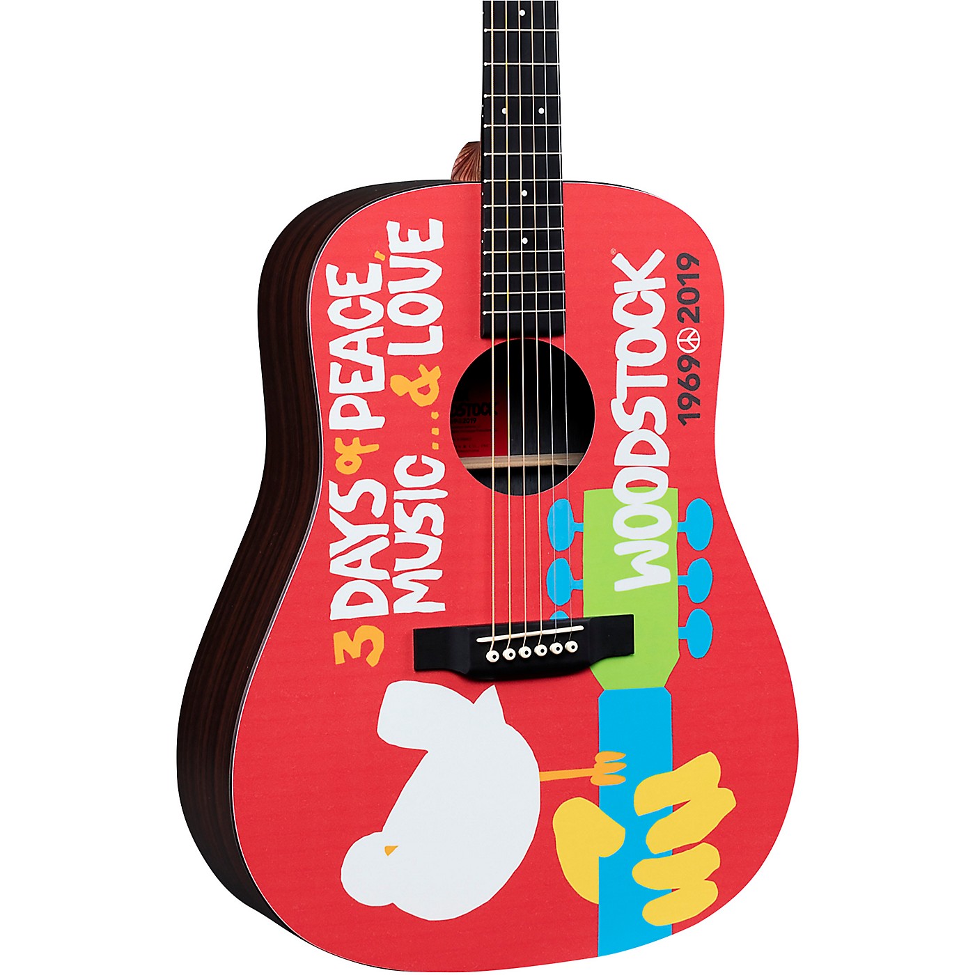 Martin DX Woodstock 50th Anniversary Dreadnought Acoustic-Electric Guitar thumbnail