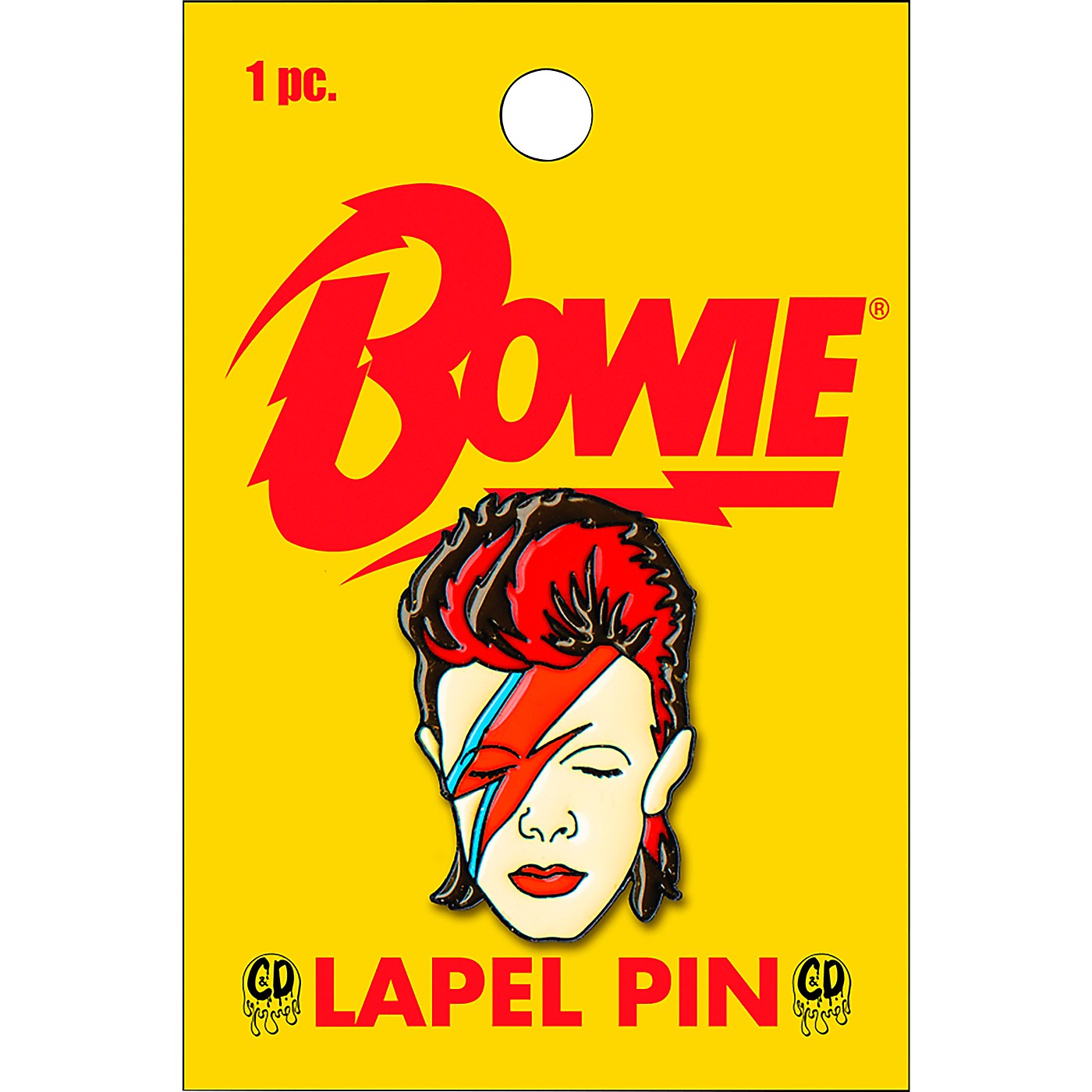C&D Visionary David Bowie Metal Lapel Pin thumbnail