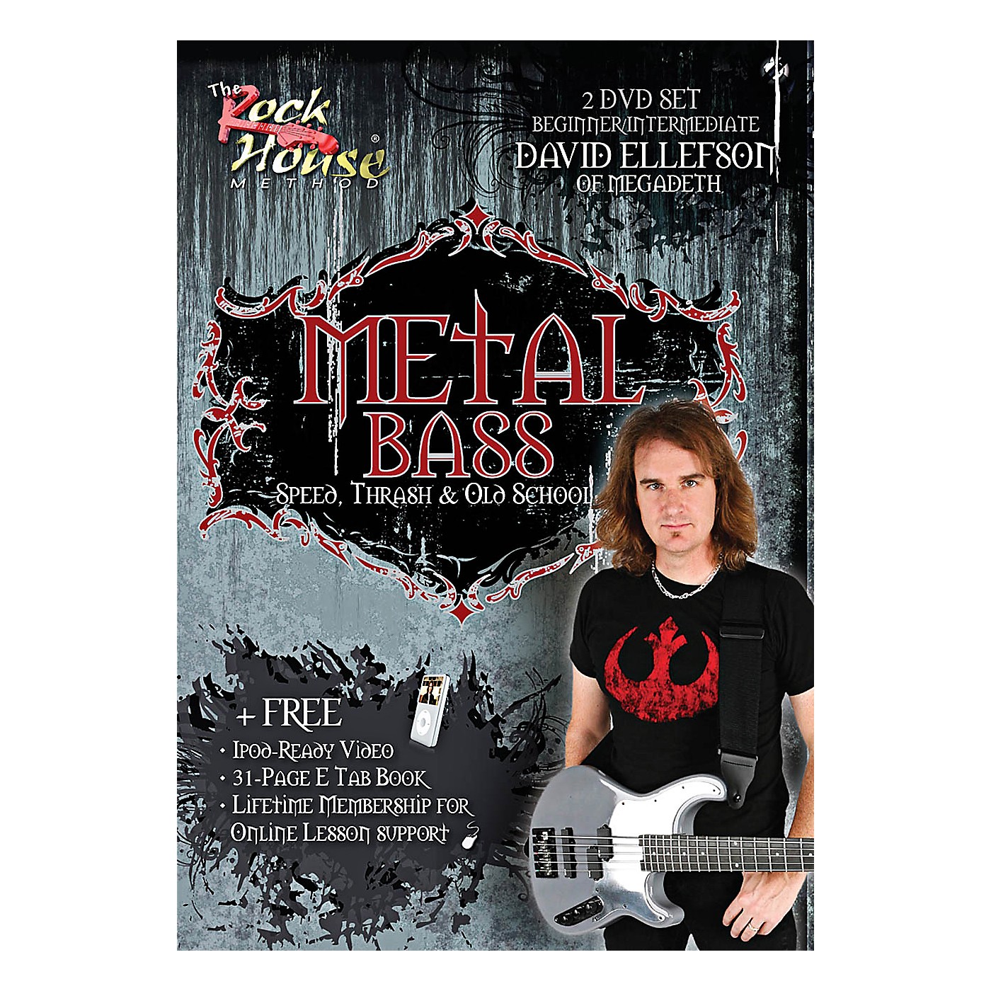 Rock House David Ellefson of Megadeth Metal Bass Speed, Thrash & Old School DVD thumbnail
