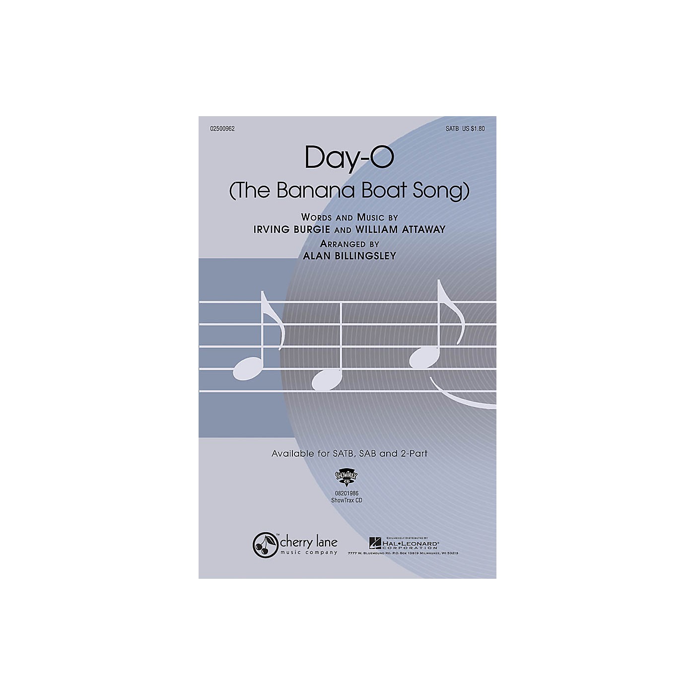Cherry Lane Day-O (The Banana Boat Song) 2-Part Arranged by Alan Billingsley thumbnail