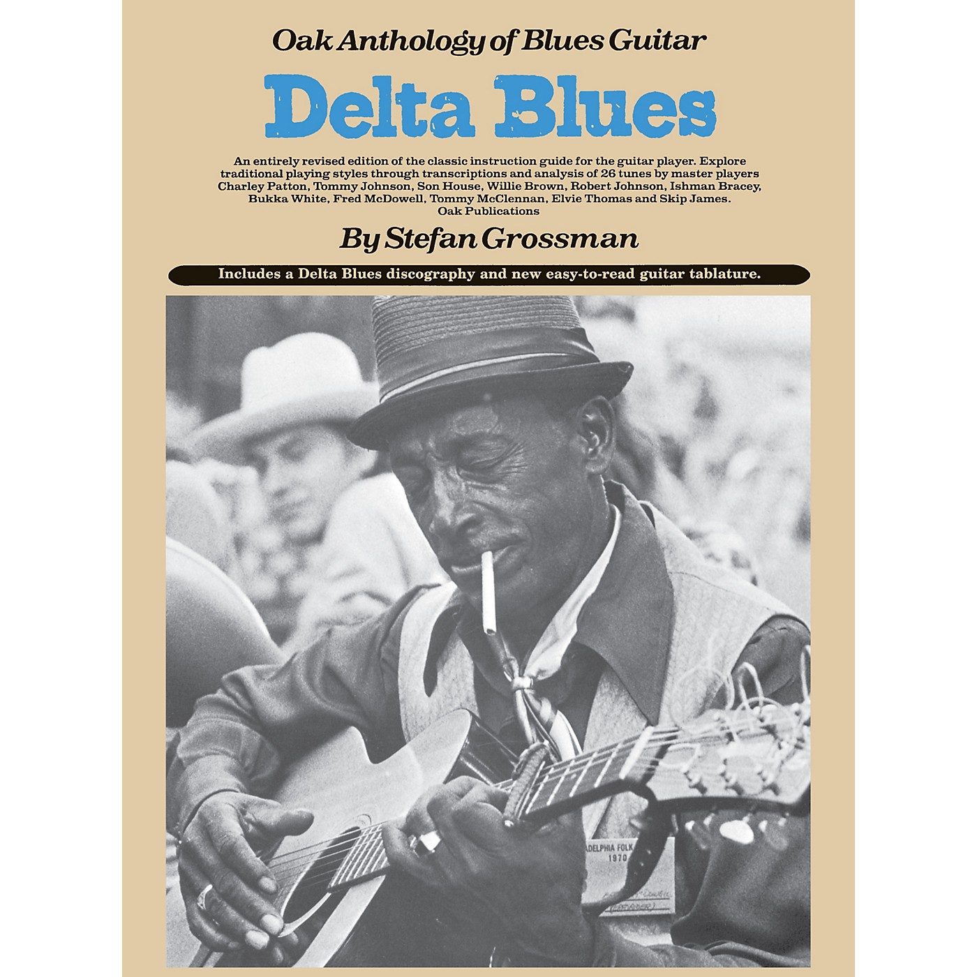 Music Sales Delta Blues (Oak Anthology of Blues Guitar) Music Sales America Series Softcover by Stefan Grossman thumbnail
