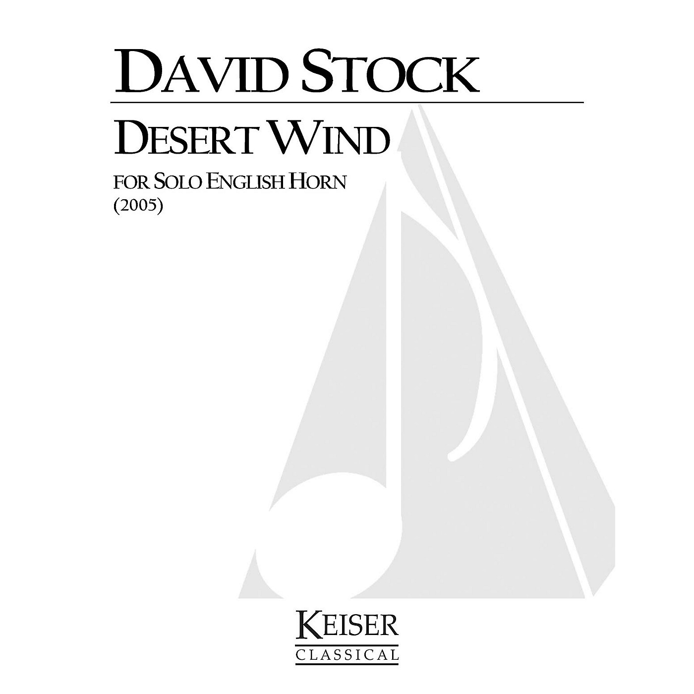 Lauren Keiser Music Publishing Desert Wind for Solo English Horn LKM Music Series thumbnail