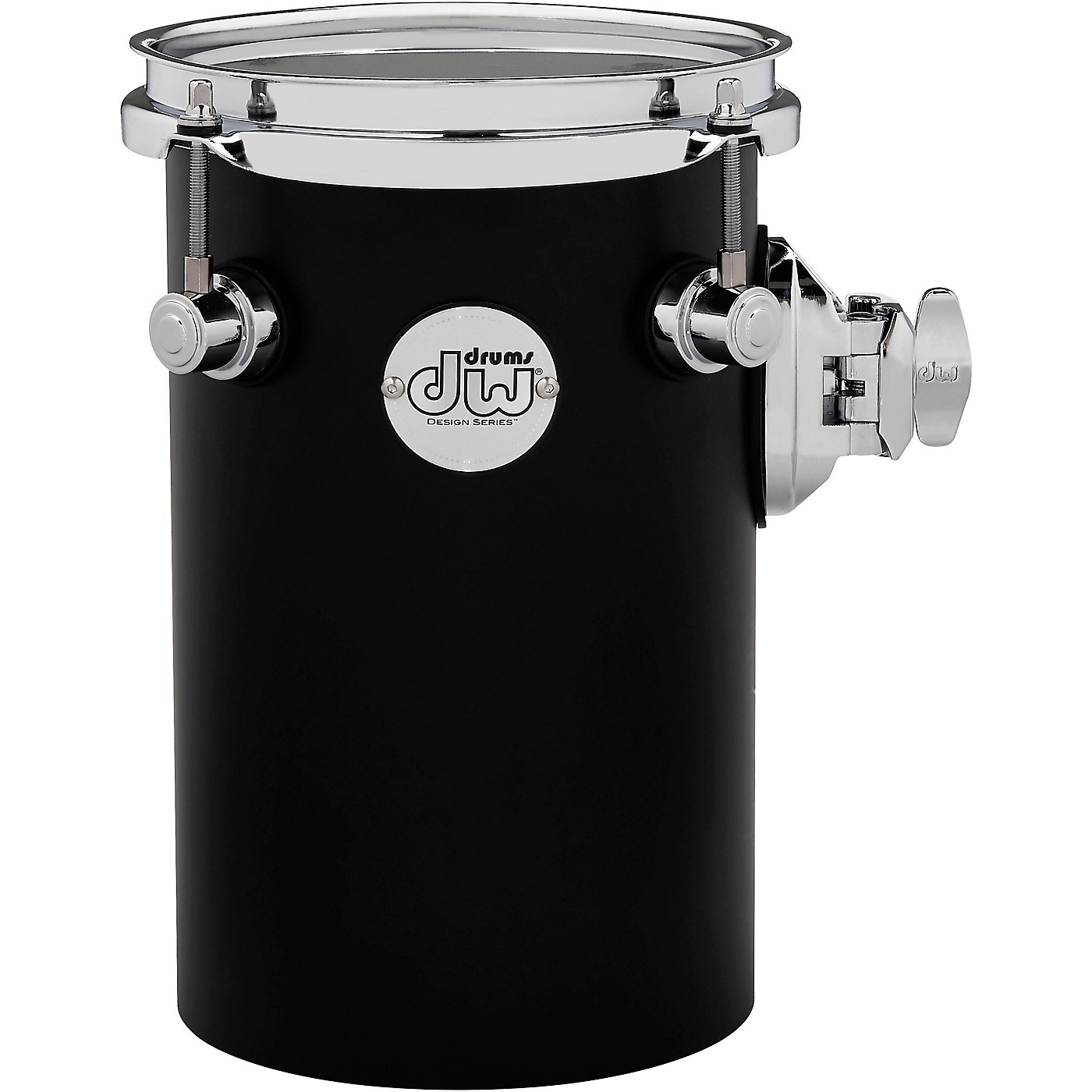 DW Design Series Rata Tom 6 x 10 in. Satin Black Woodwind & Brasswind