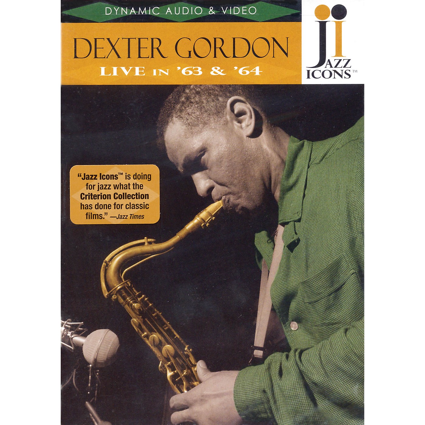 Jazz Icons Dexter Gordon - Live in '63 and '64 Live/DVD Series DVD Performed by Dexter Gordon thumbnail