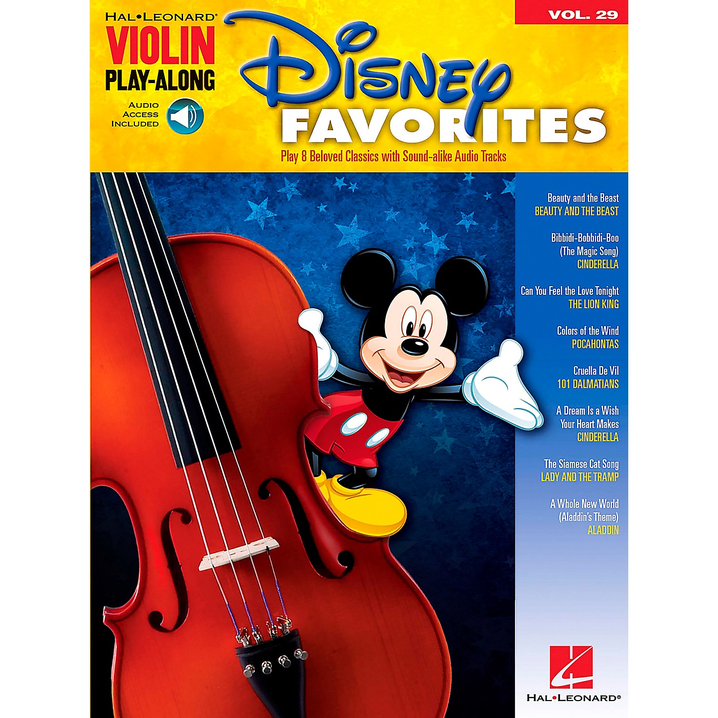 Hal Leonard Disney Favorites - Violin Play-Along Volume 29 Book/CD thumbnail
