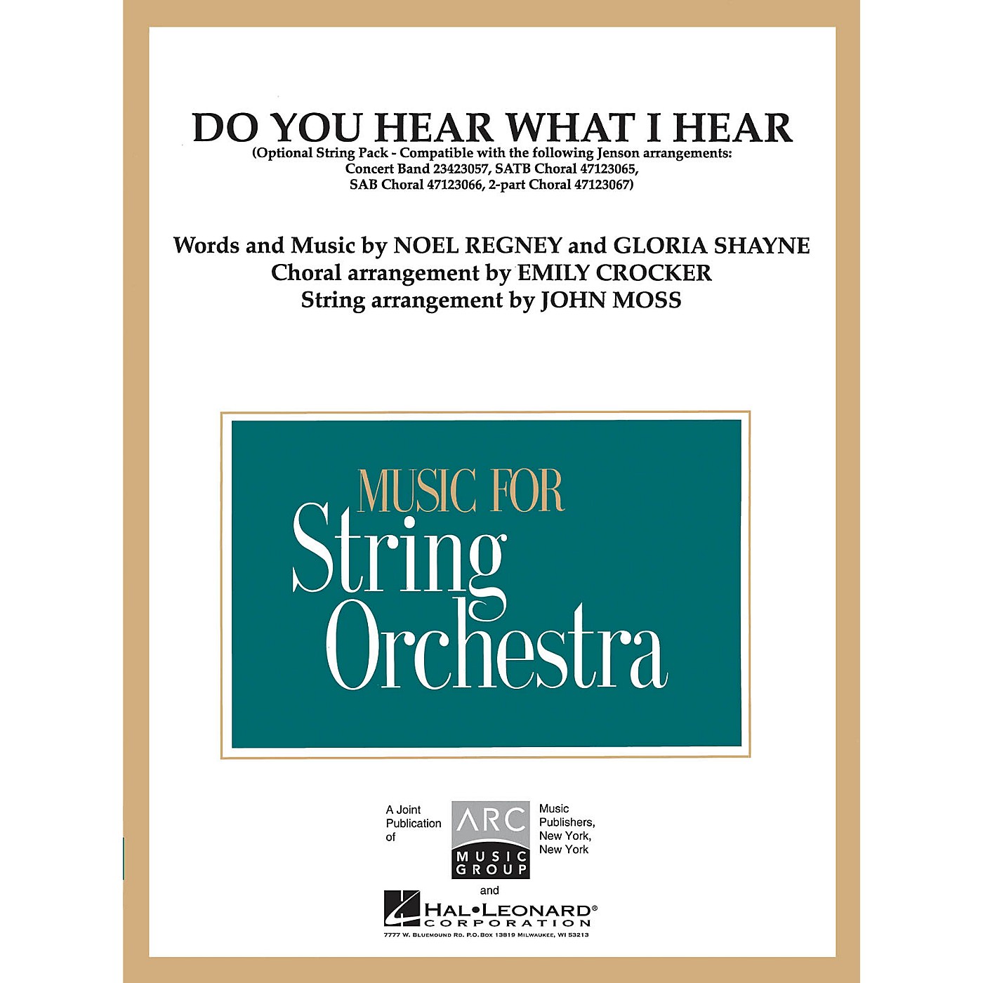 Hal Leonard Do You Hear What I Hear? Arranged by John Moss thumbnail