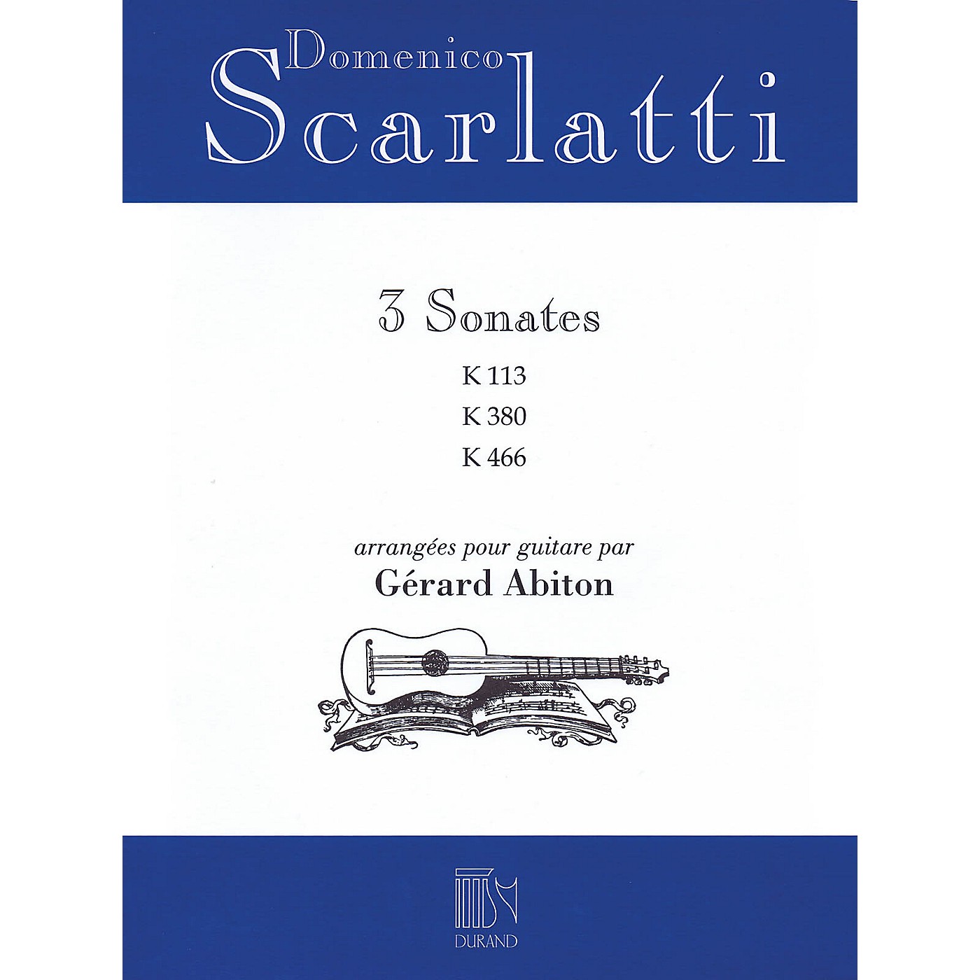 Editions Durand Domenico Scarlatti - Three Sonatas Editions Durand Series Softcover Composed by Domenico Scarlatti thumbnail