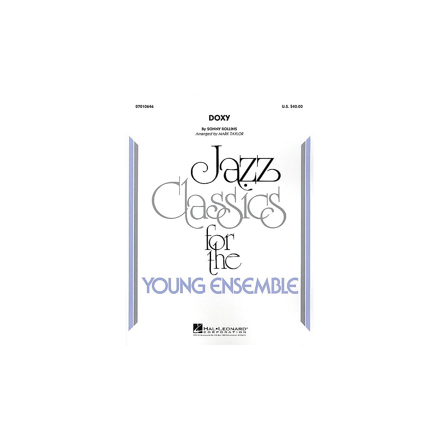 Hal Leonard Doxy Jazz Band Level 3 Arranged by Mark Taylor thumbnail