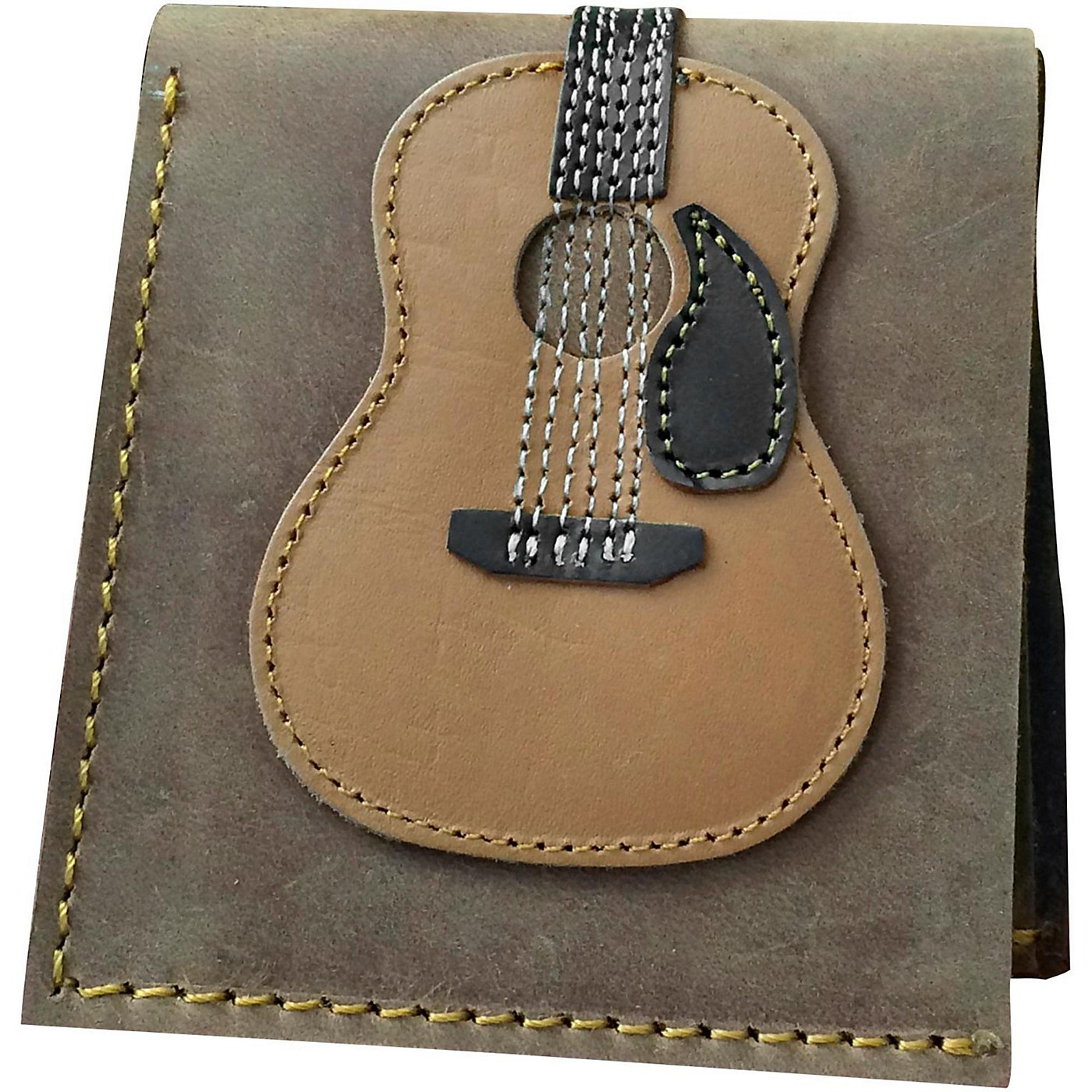 Axe Heaven Dreadnought Acoustic Guitar Wallet - Handmade - Genuine Leather thumbnail