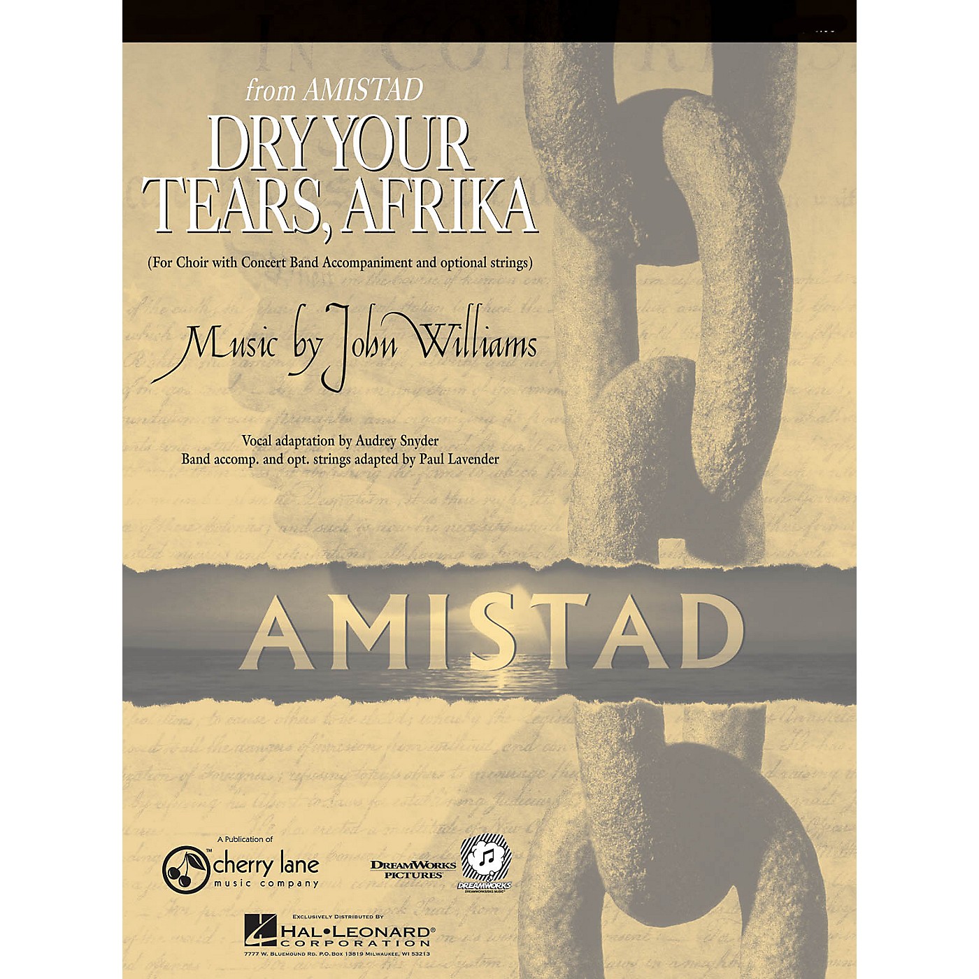Cherry Lane Dry Your Tears, Afrika (from Amistad) Concert Band Level 4-5 Arranged by Paul Lavender thumbnail