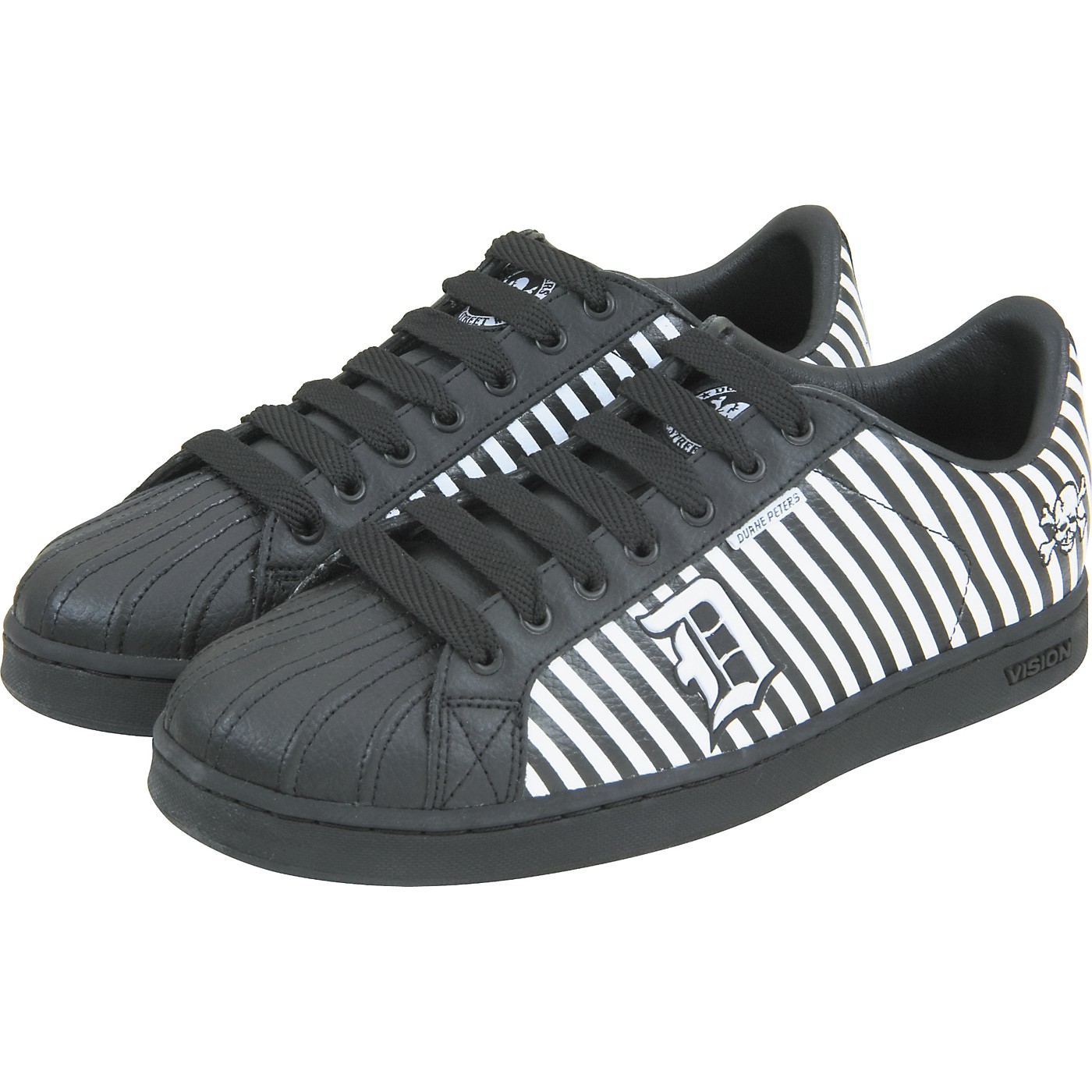 Draven Duane Peters Disaster Stripes Low Top Shoes - Woodwind & Brasswind