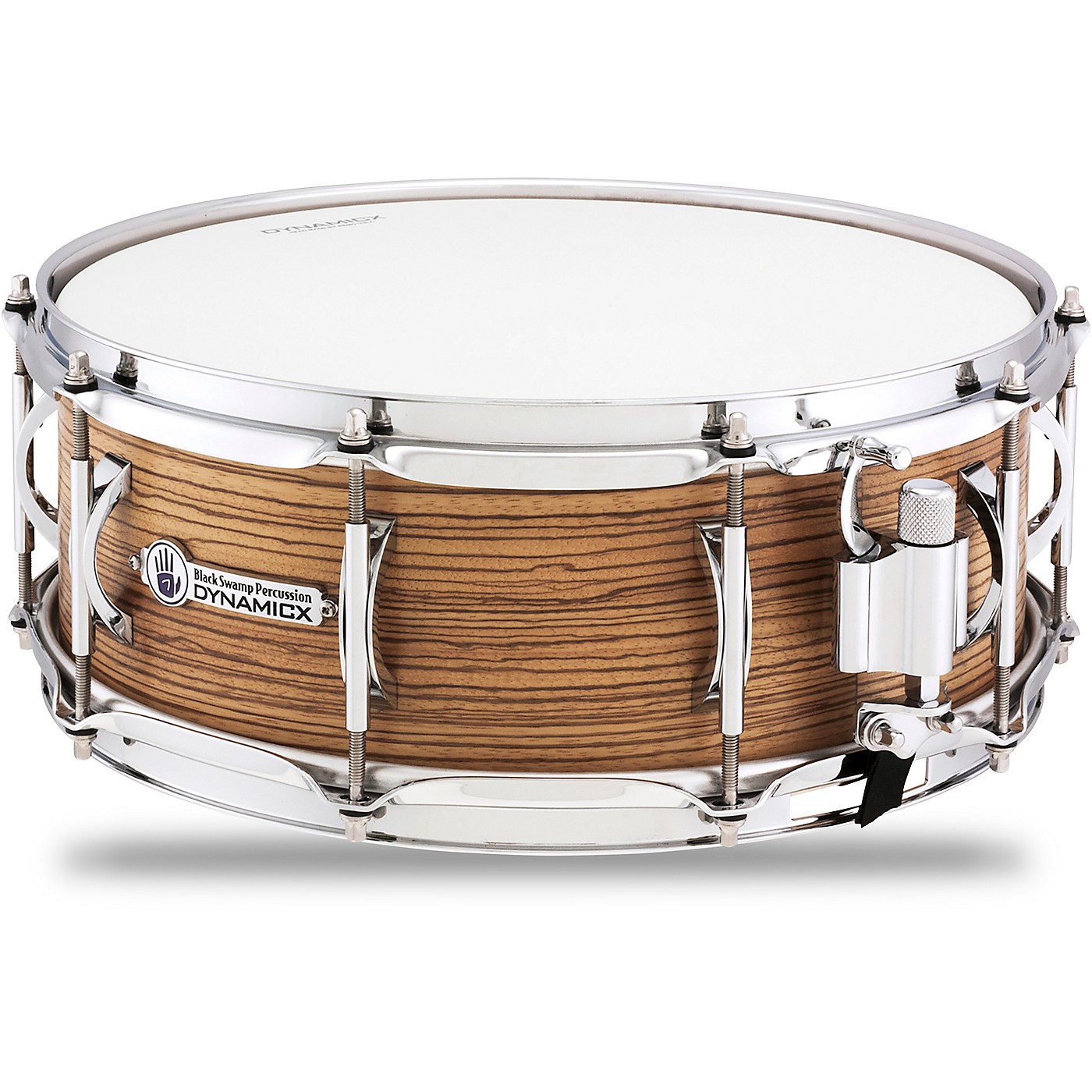 Black Swamp Percussion Dynamicx BackBeat Series Snare Drum with Zebrawood Veneer thumbnail