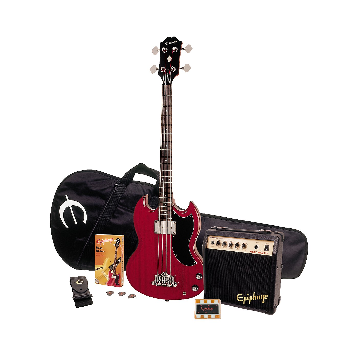 Epiphone EB-0 Gig Rig Bass Player Pack - Woodwind & Brasswind