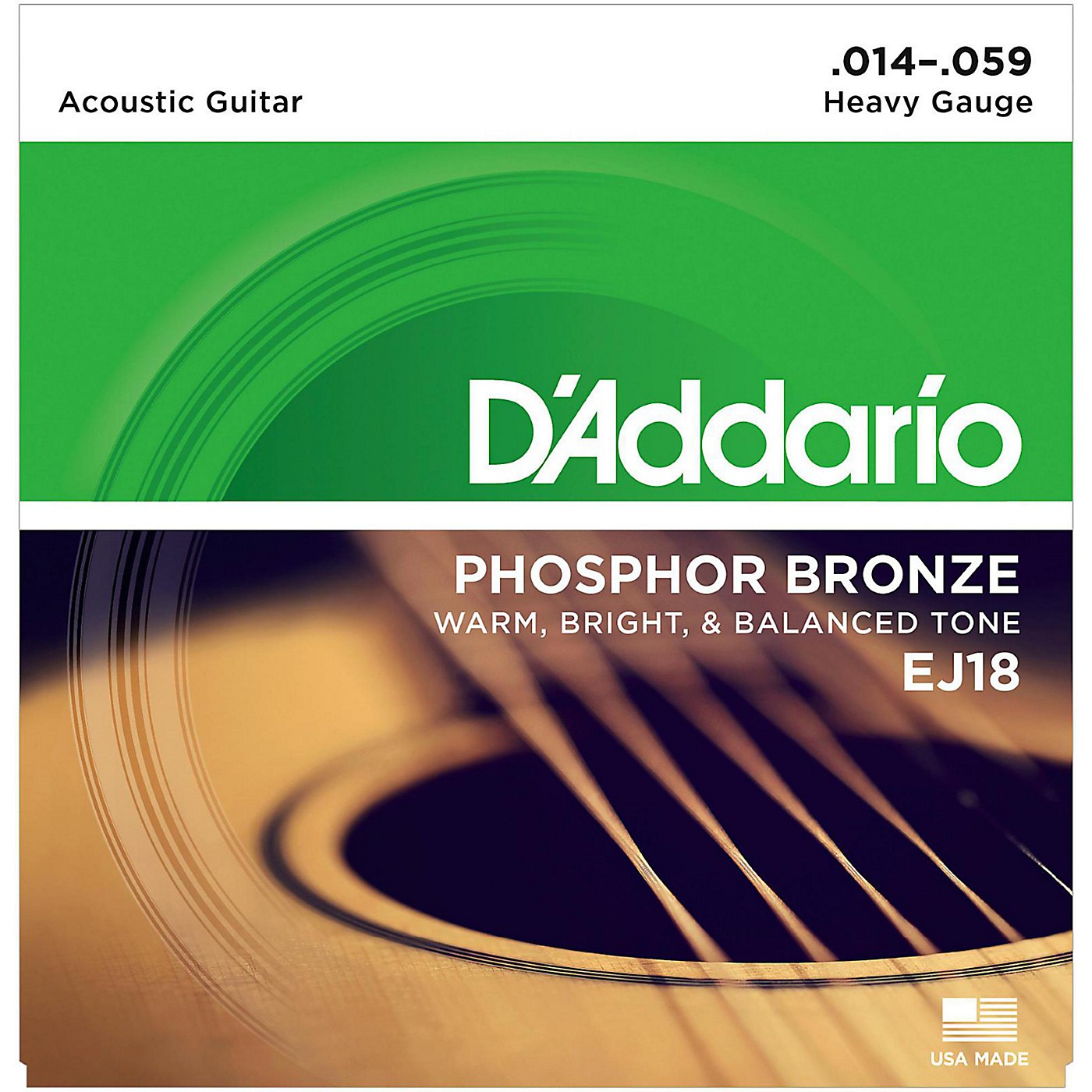 D'Addario EJ18 PB Heavy Acoustic Guitar Strings Set thumbnail