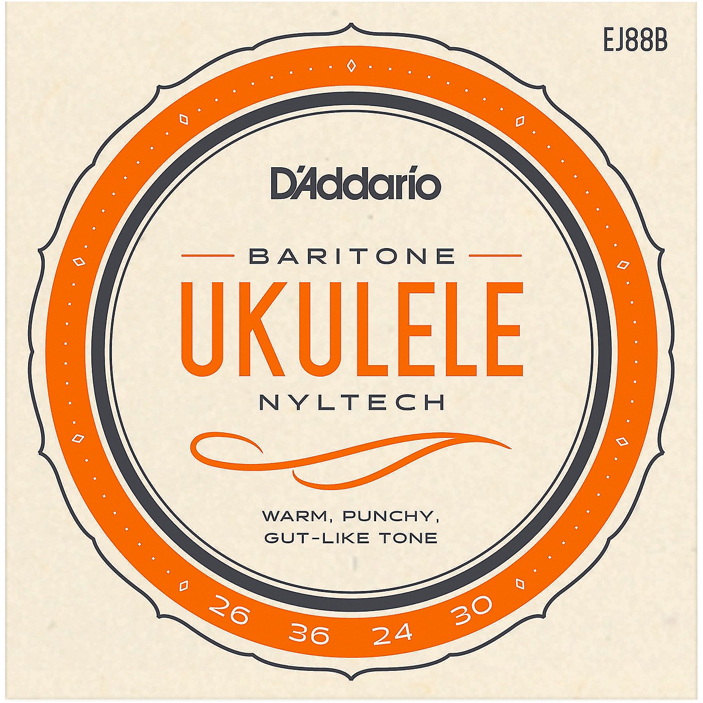 D'Addario EJ88B Nyltech Baritone Ukulele Strings thumbnail