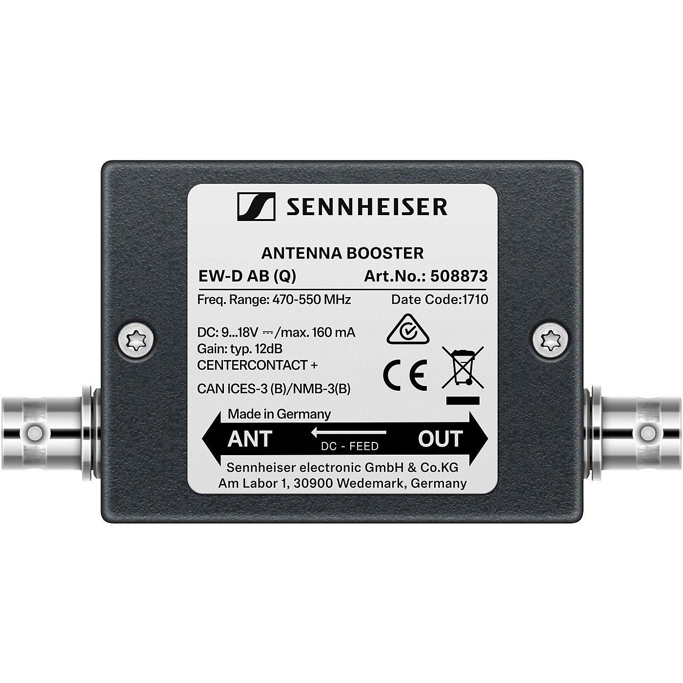 Sennheiser EW-D AB Antenna Booster for Evolution Wireless Digital Audio Systems thumbnail